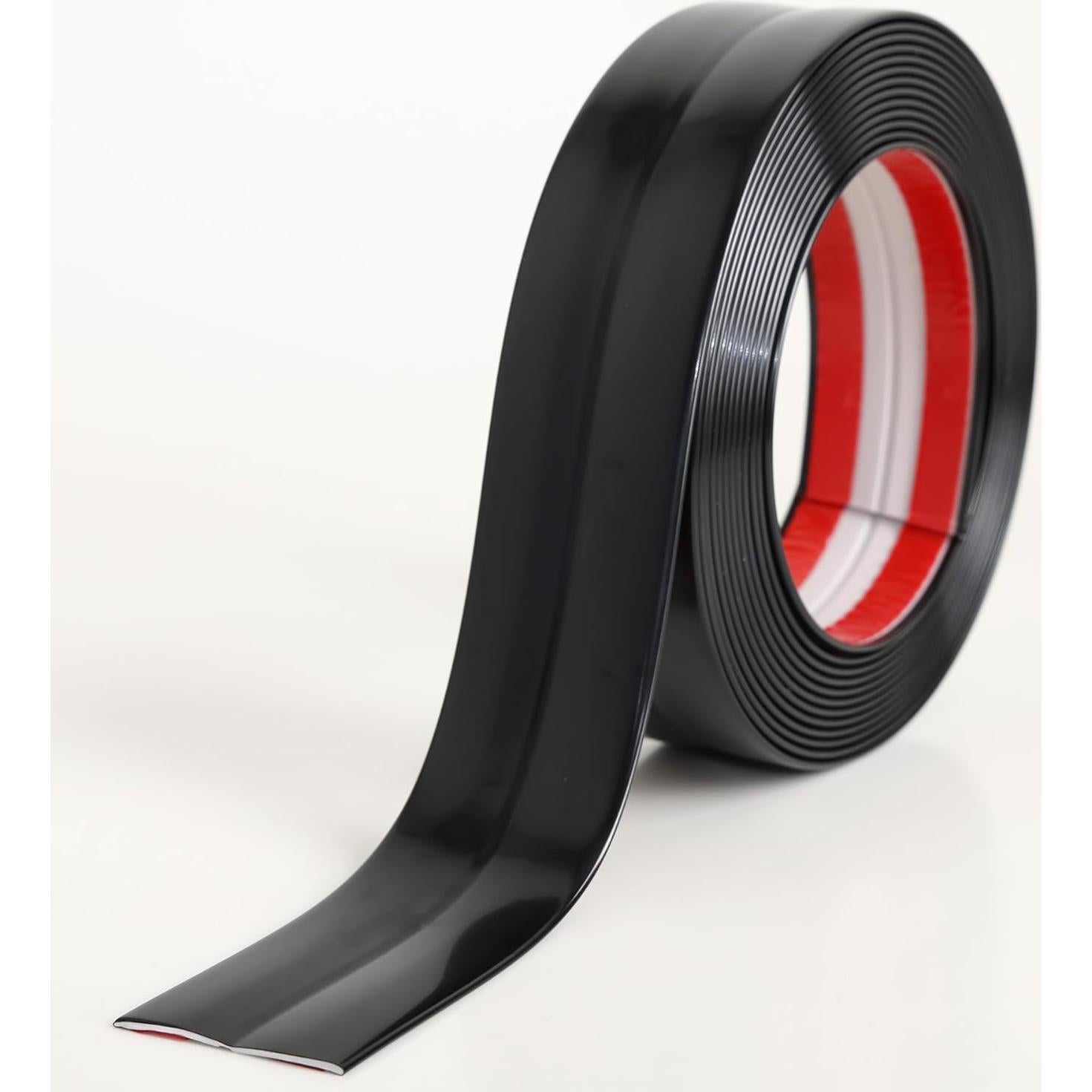 Moldura Autoadhesiva Protectora de Esquinas Coengwui 5m x 2cm Negro Mate