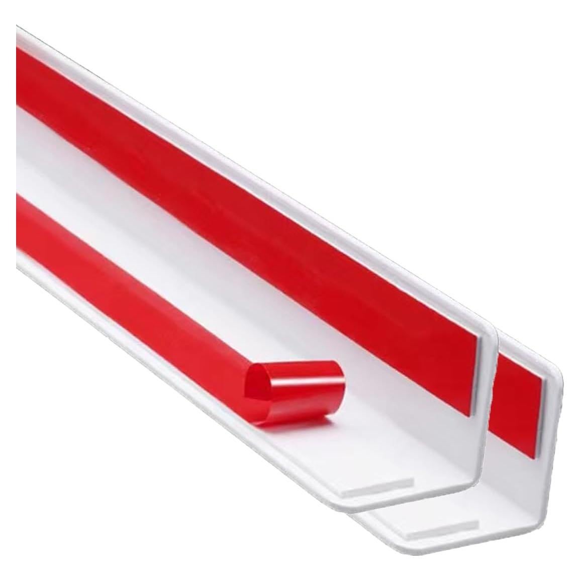 Protector de Esquinas de Pared Apoctsddo 2 PCS PVC Blanco 90 cm