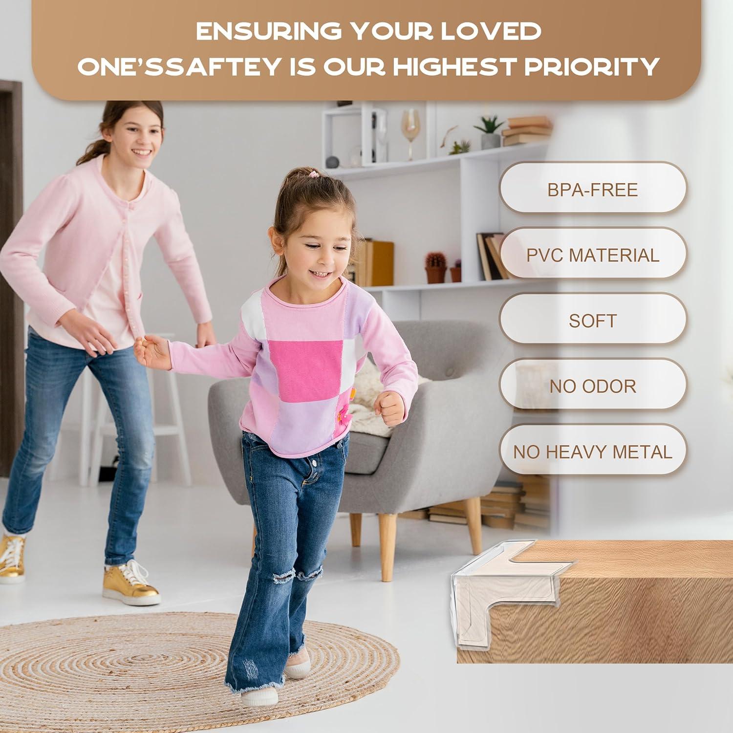 Protectores de Esquinas para Bebés VYNZO - 12 Piezas Silicona