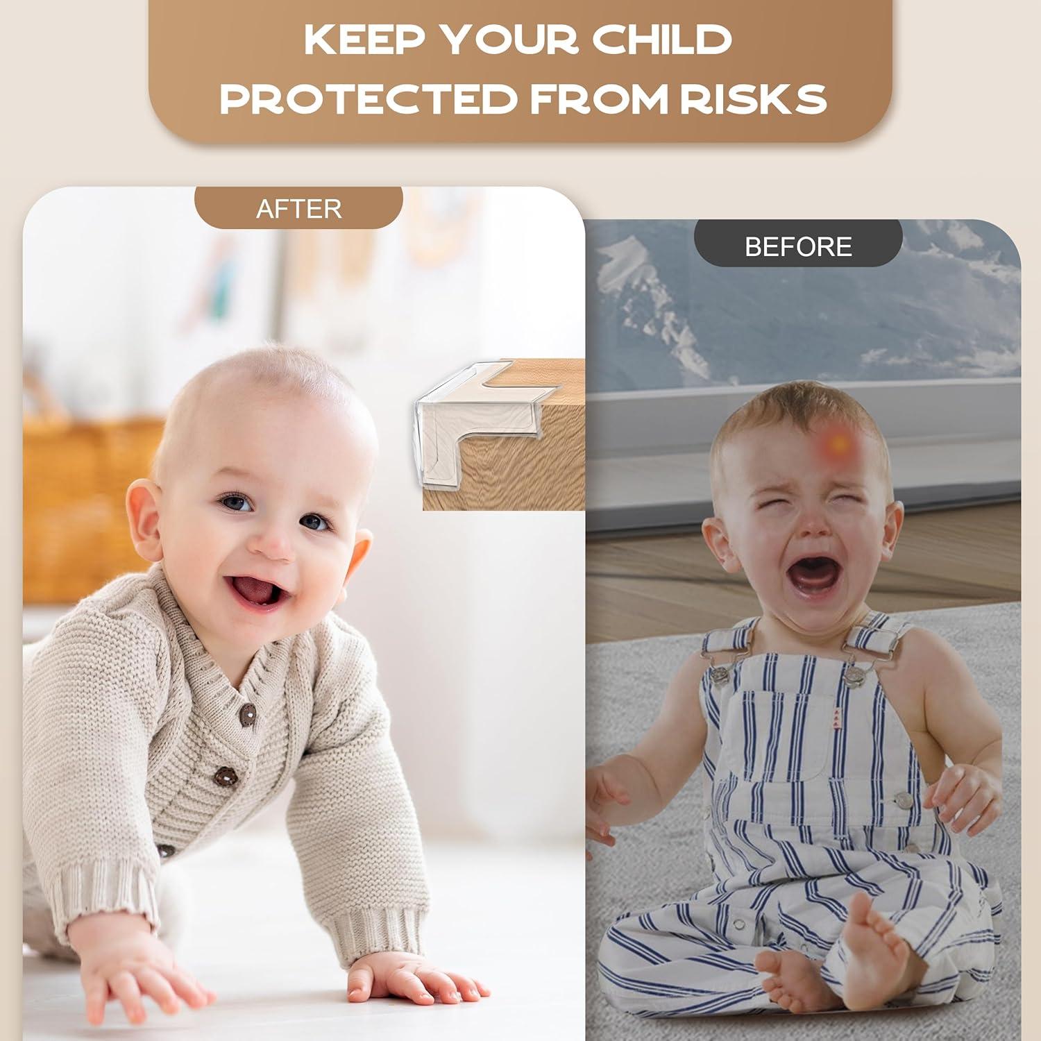 Protectores de Esquinas para Bebés VYNZO - 12 Piezas Silicona