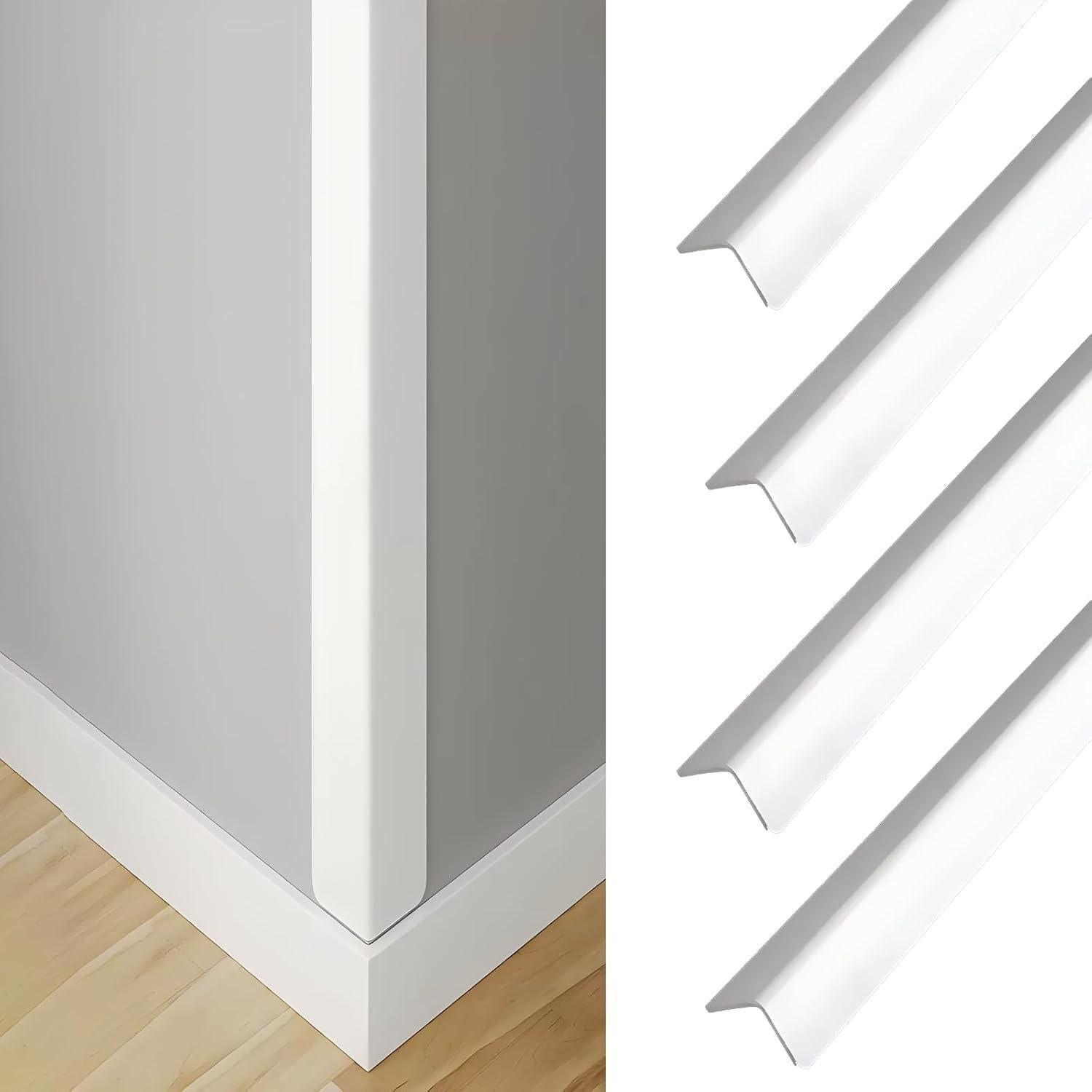 Protector de Esquinas de Pared Awvob 90 cm - 4 Piezas Autoadhesivas
