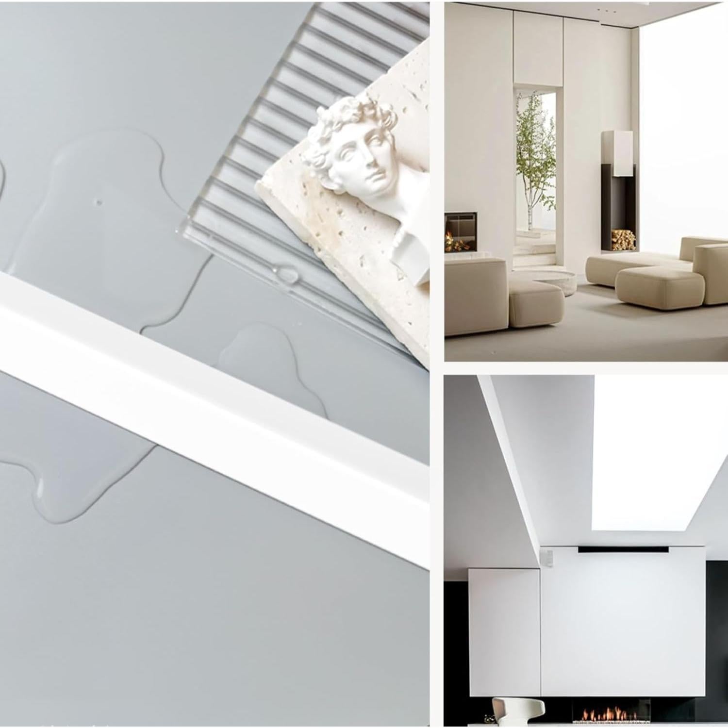 Protector de Esquinas de Pared Awvob 90 cm - 4 Piezas Autoadhesivas