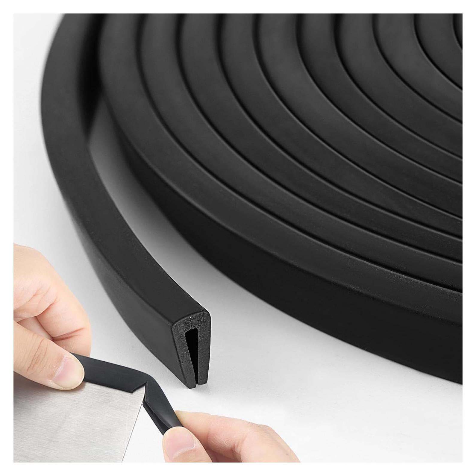 Tira de Sello de Puerta Kingdder 3.05m Goma PVC Resistente