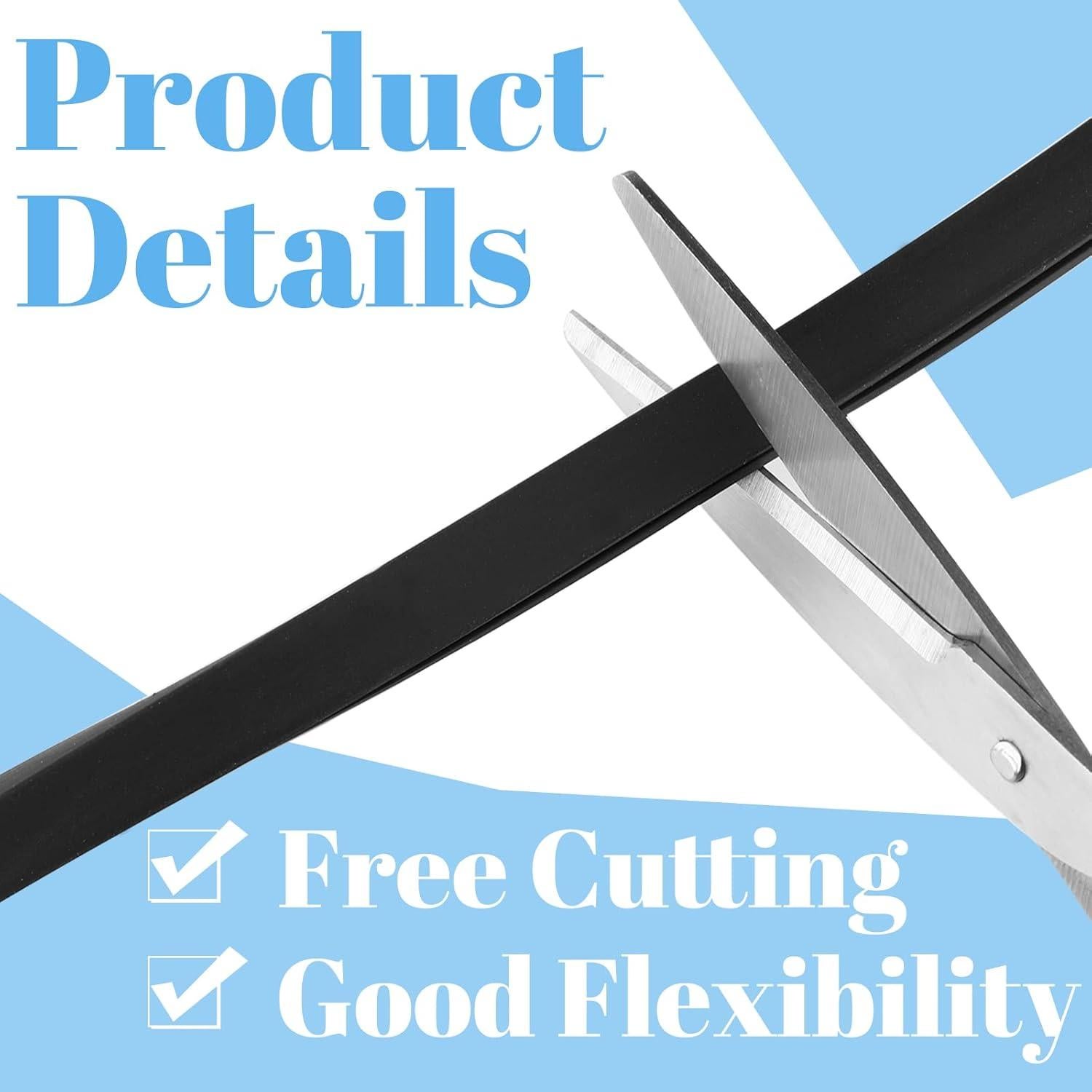 Tira de Sello de Puerta Kingdder 3.05m Goma PVC Resistente