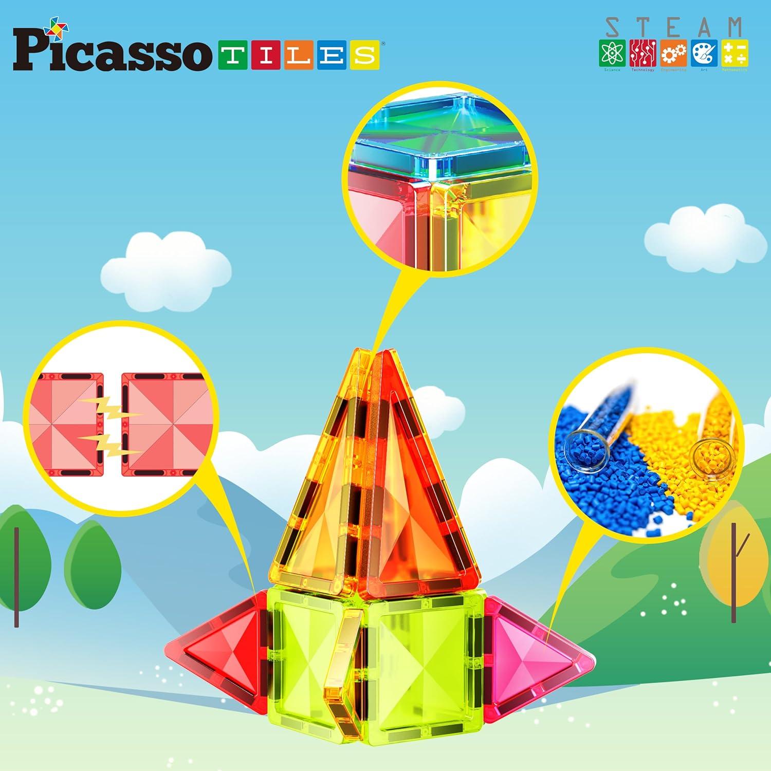 Juego de Bloques Magnéticos PicassoTiles Mini 13 Piezas