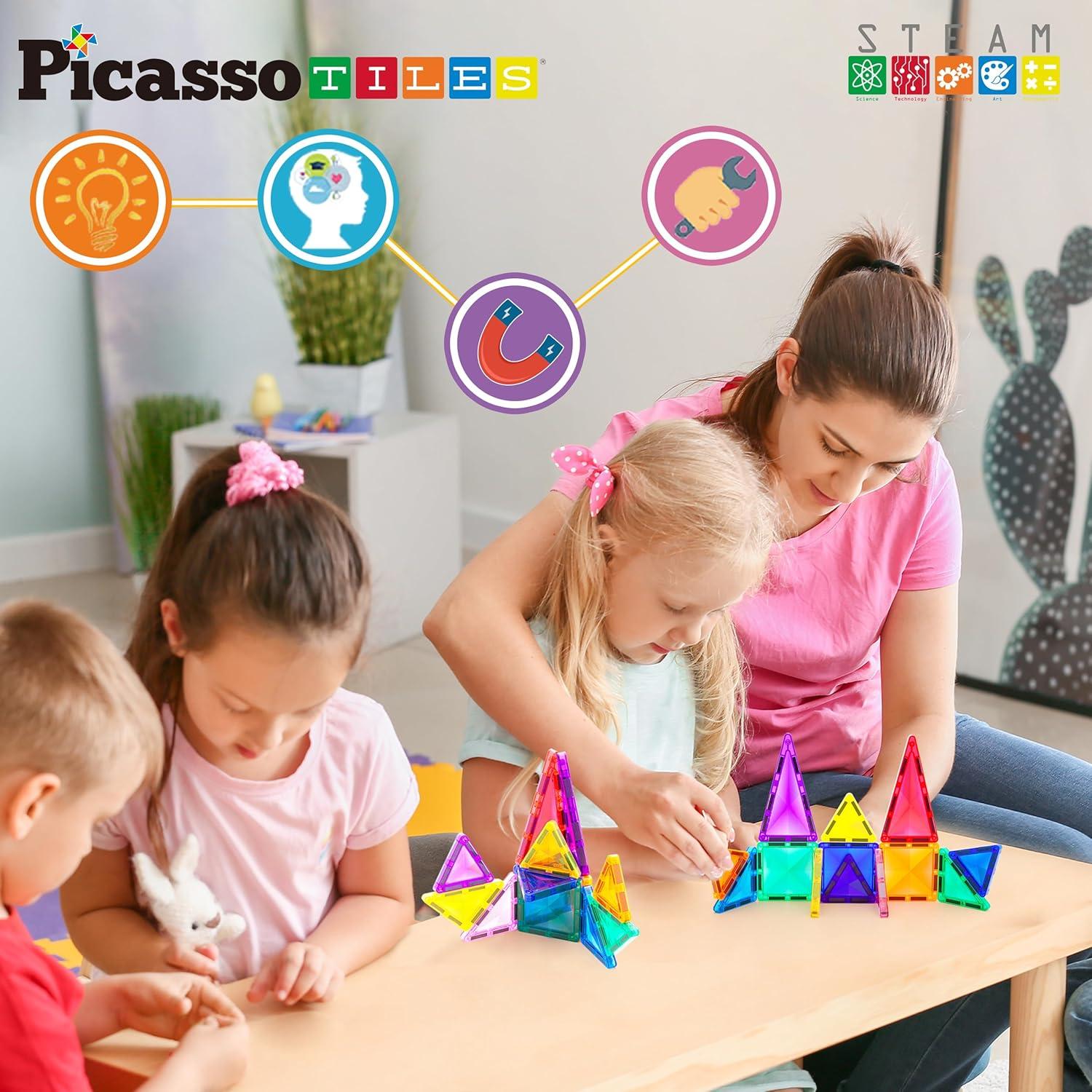 Juego de Bloques Magnéticos PicassoTiles Mini 13 Piezas