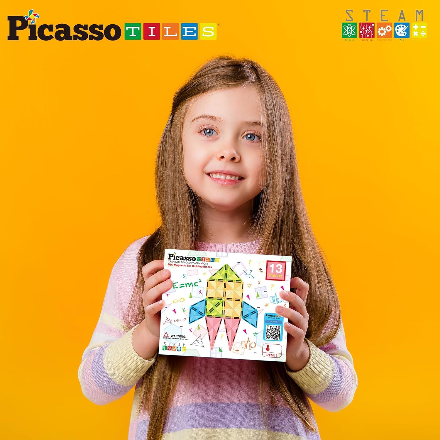 Juego de Bloques Magnéticos PicassoTiles Mini 13 Piezas