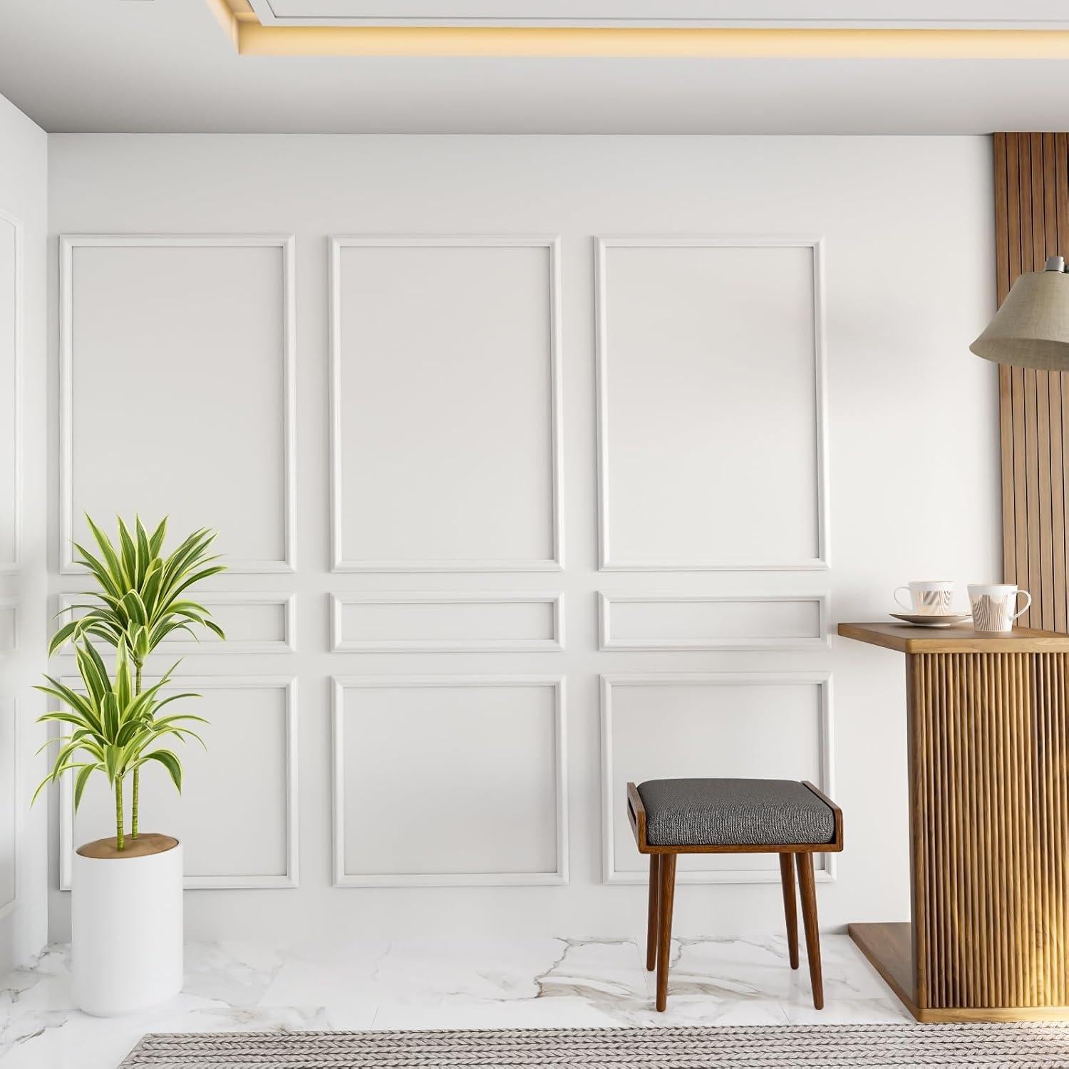 Kit de Molduras Autoadhesivas para Puertas Colingmill 14 Piezas