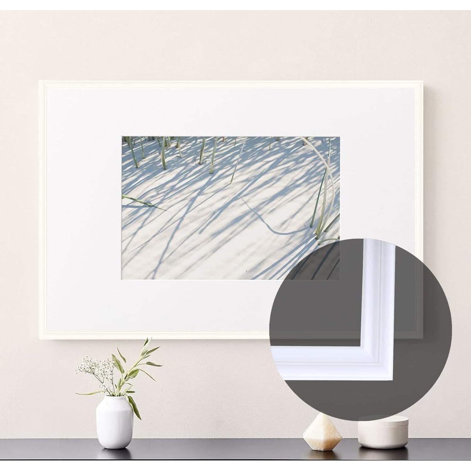 Moldura Autoadhesiva Flexible Gaahing 3.0m x 3.3cm Blanca