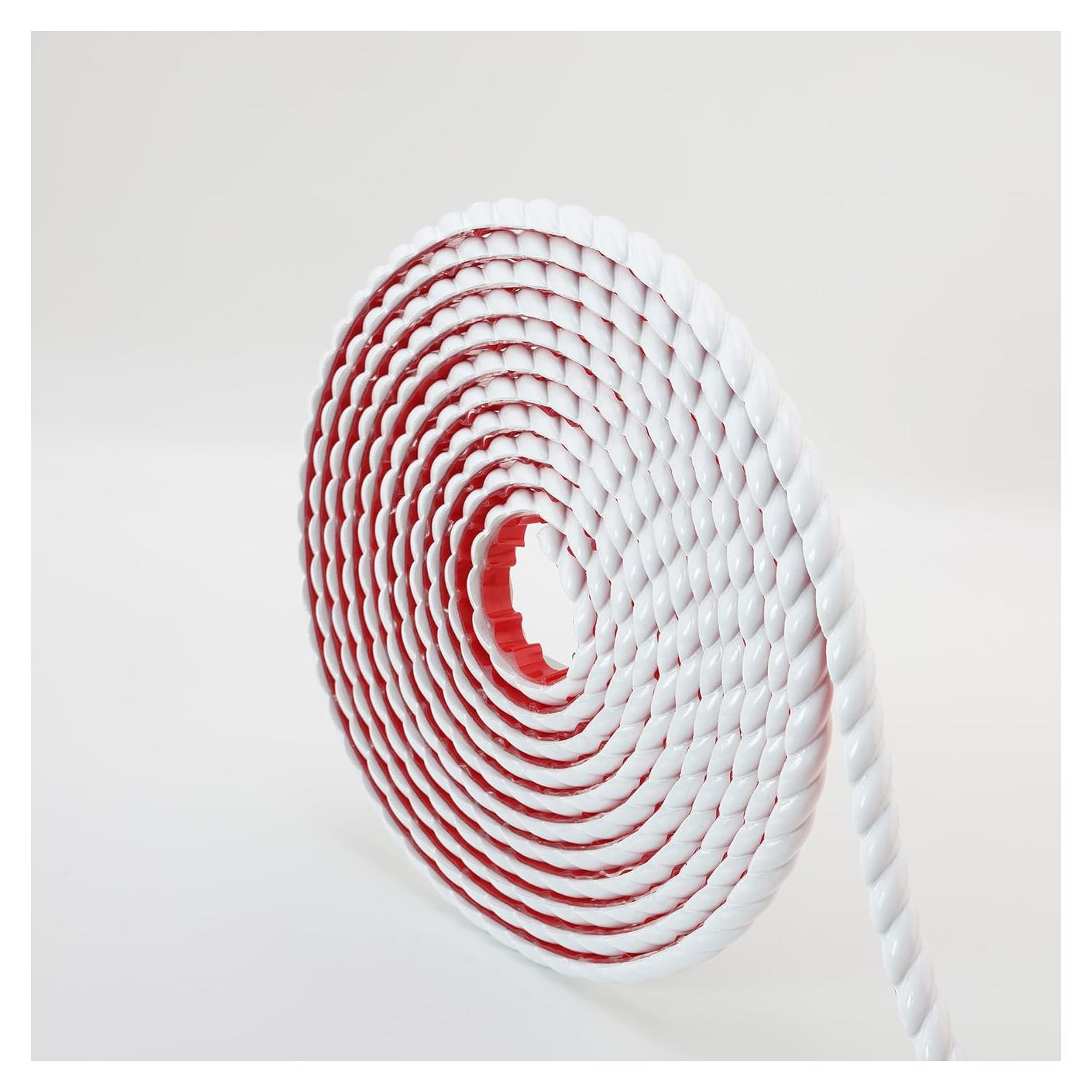 Moldura autoadhesiva flexible Taaizau 5m x 1.5cm blanca