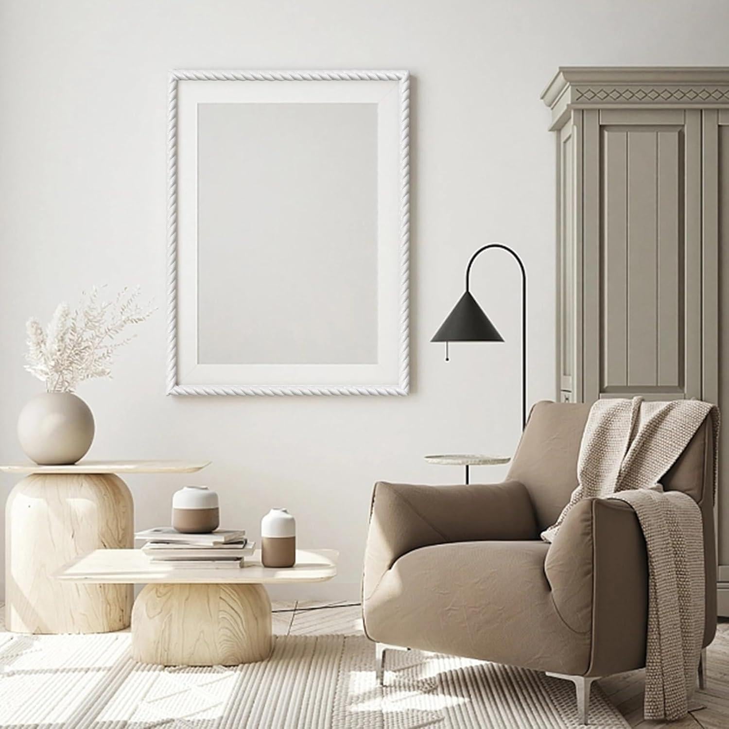 Moldura autoadhesiva flexible Taaizau 5m x 1.5cm blanca