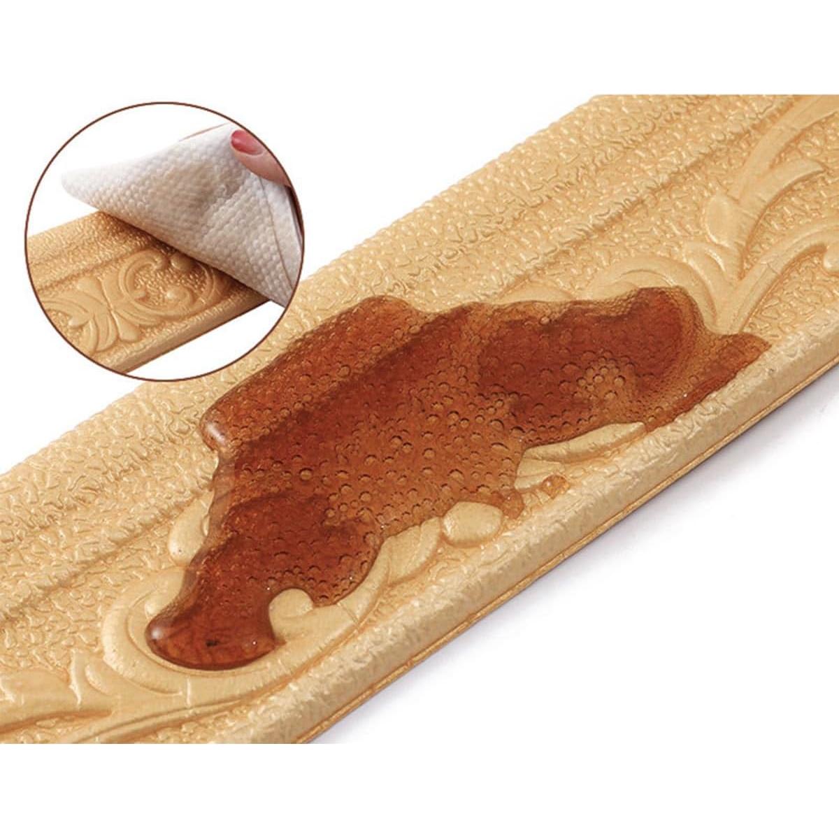 Borde de Papel Tapiz Autoadhesivo Cozylkx 8cm x 10m Blanco