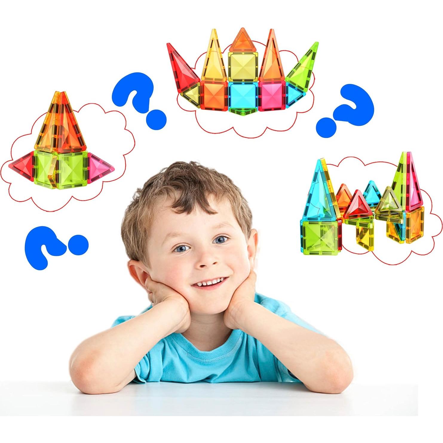 Bloques de Construcción Magnéticos PicassoTiles 24 Piezas Viaje