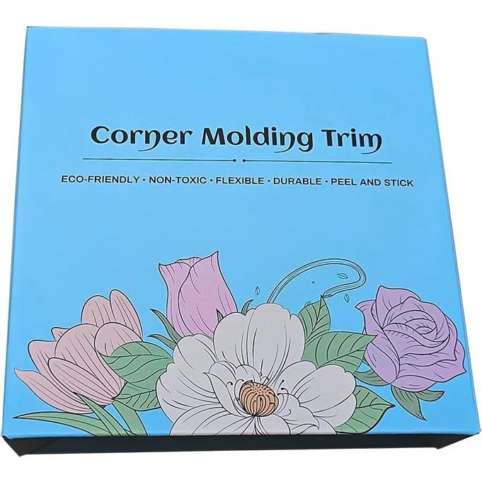 Moldura de esquina autoadhesiva Maydos 3D 3.81cm x 4.88m blanca