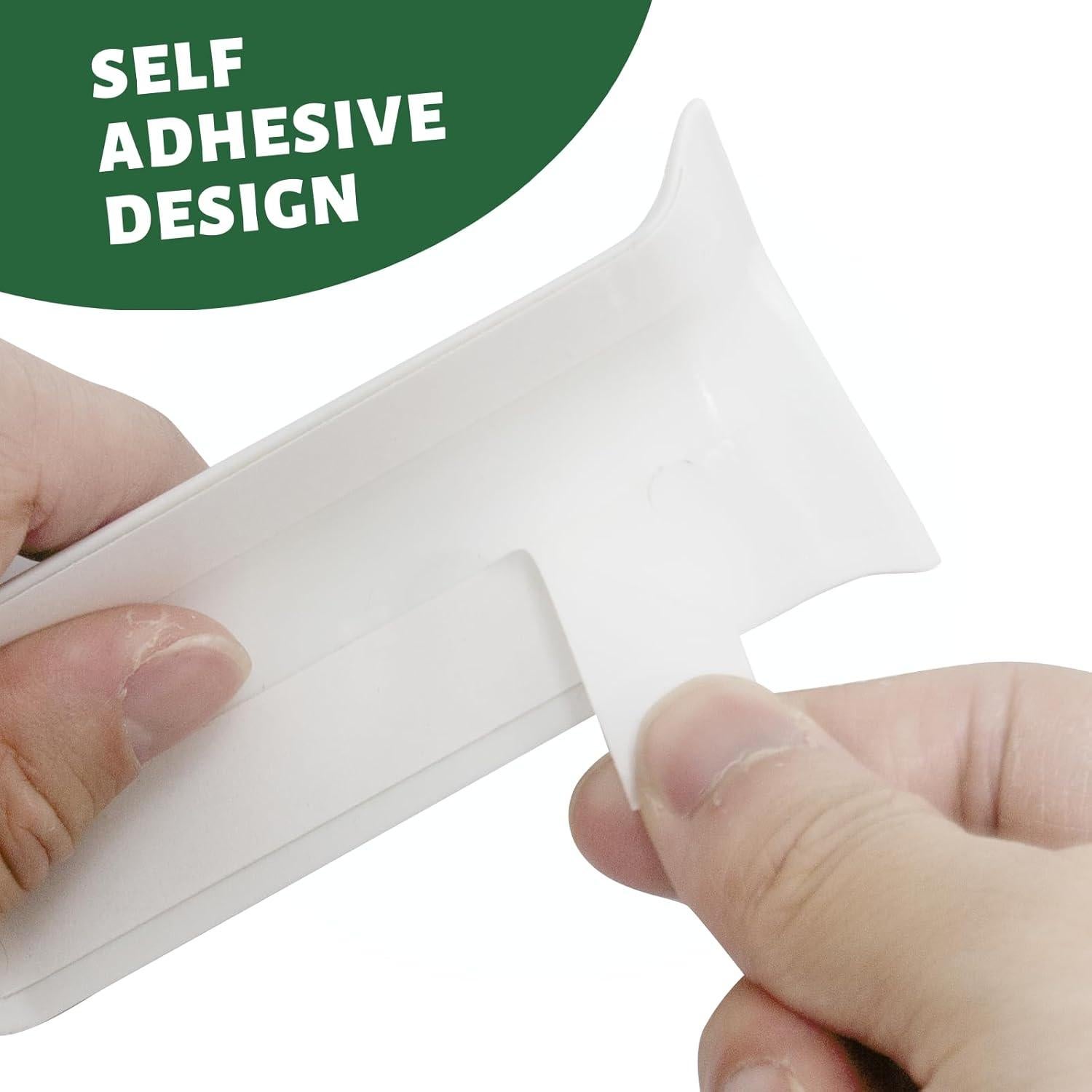 Bloques de Esquina Autoadhesivos GAMZAU 10cm Blancos - 6 Piezas