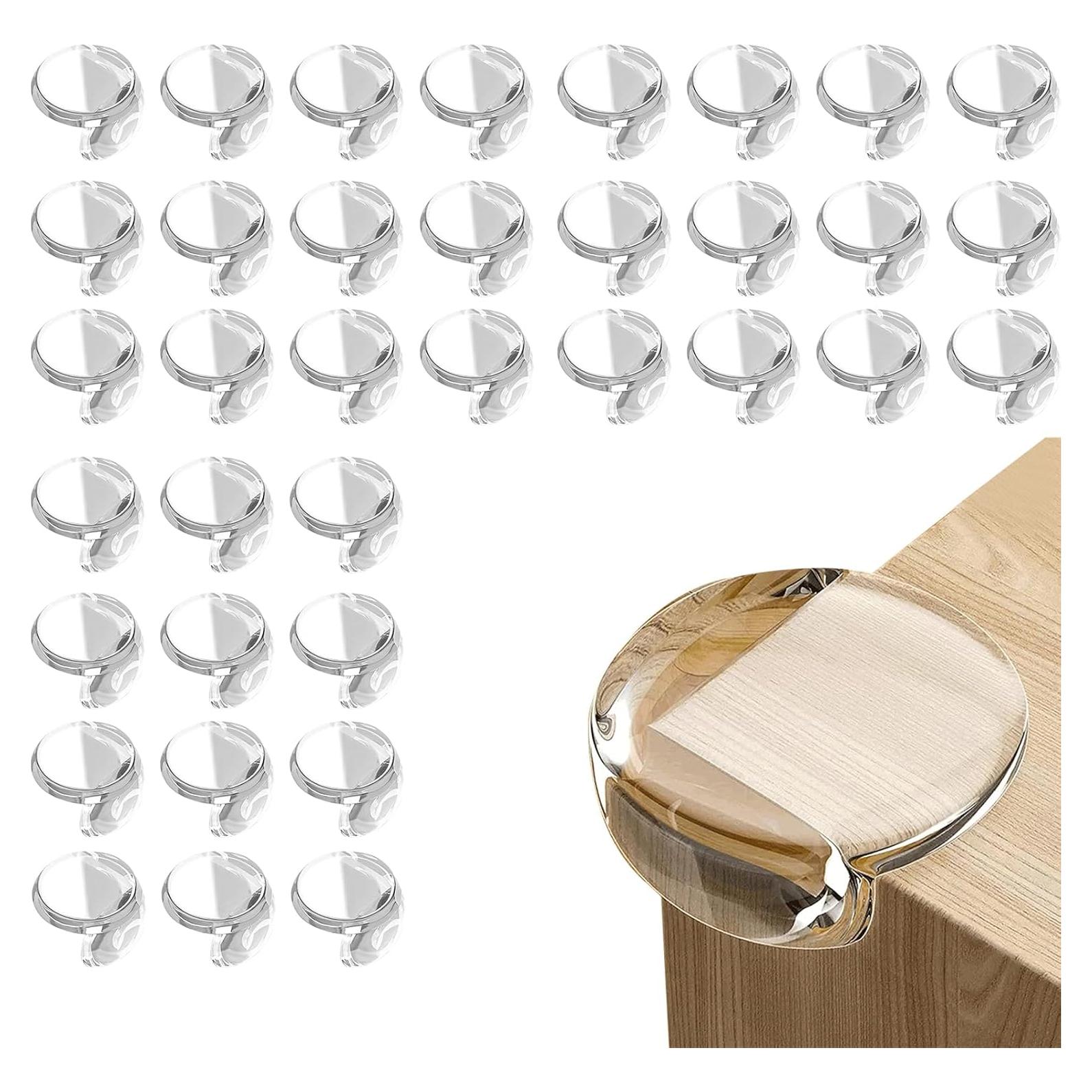 36 Protectores de Esquinas Transparentes Osareny para Bebés