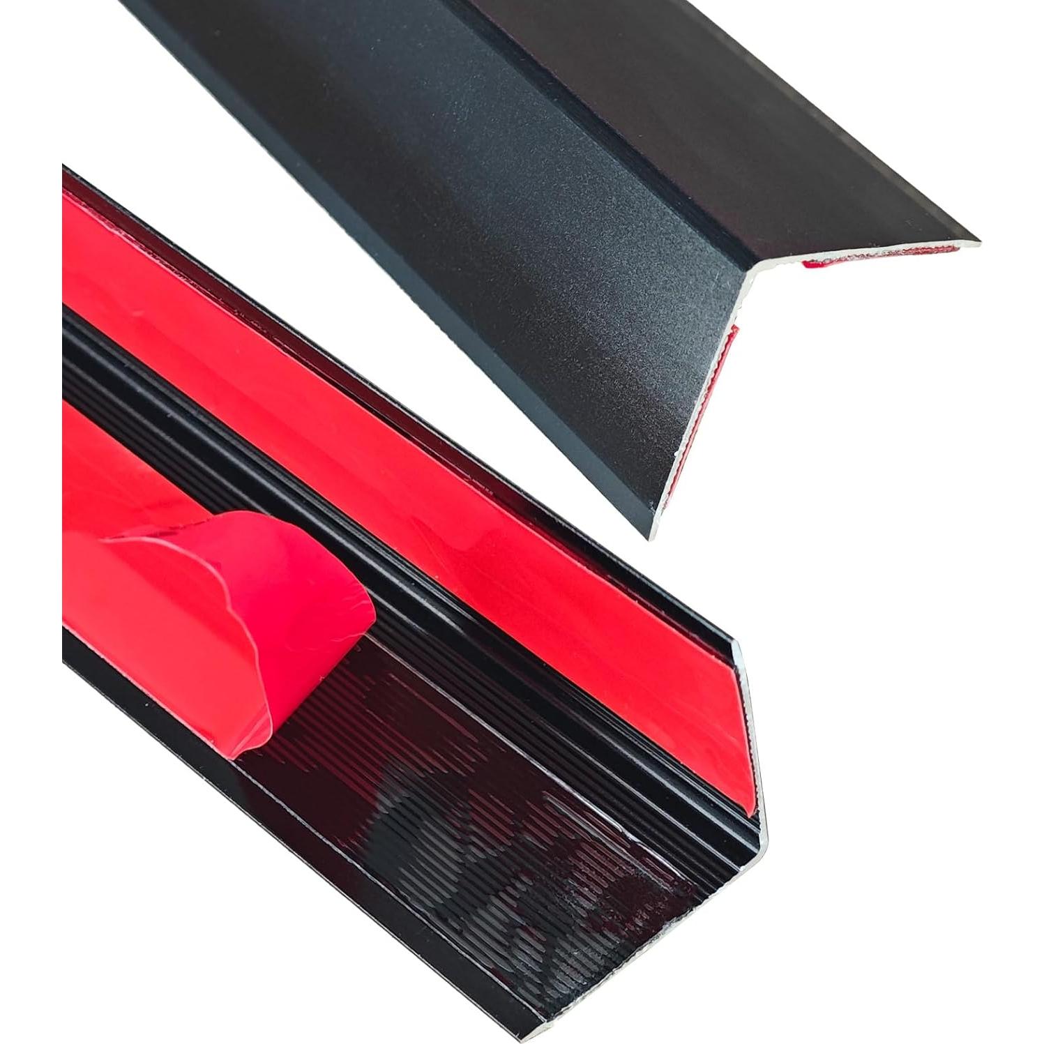 Protectores de Esquinas NeatiEase de Aluminio Negro 1.22m 2pcs