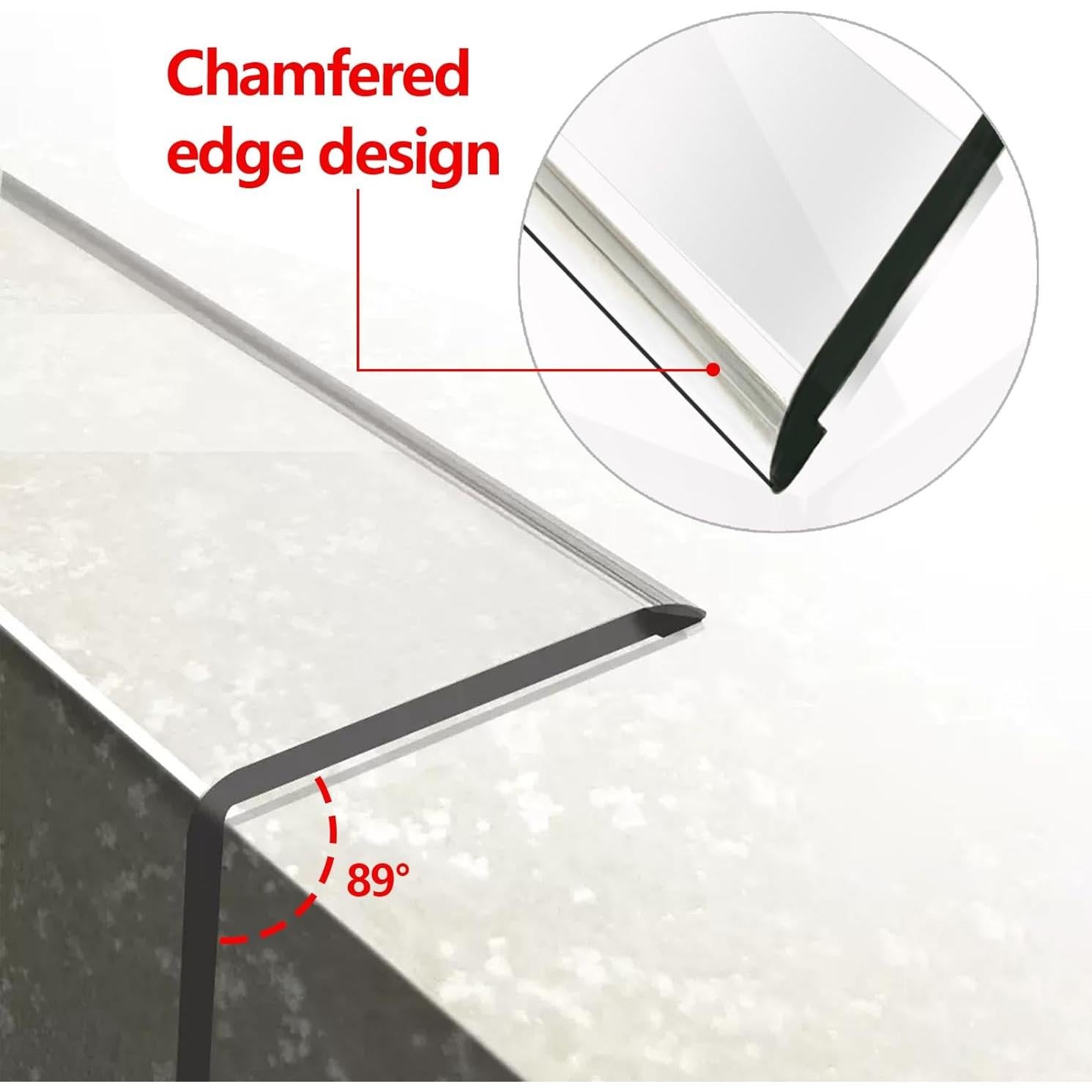 Protectores de Esquinas Transparentes Awvob 80cm - 4 Piezas