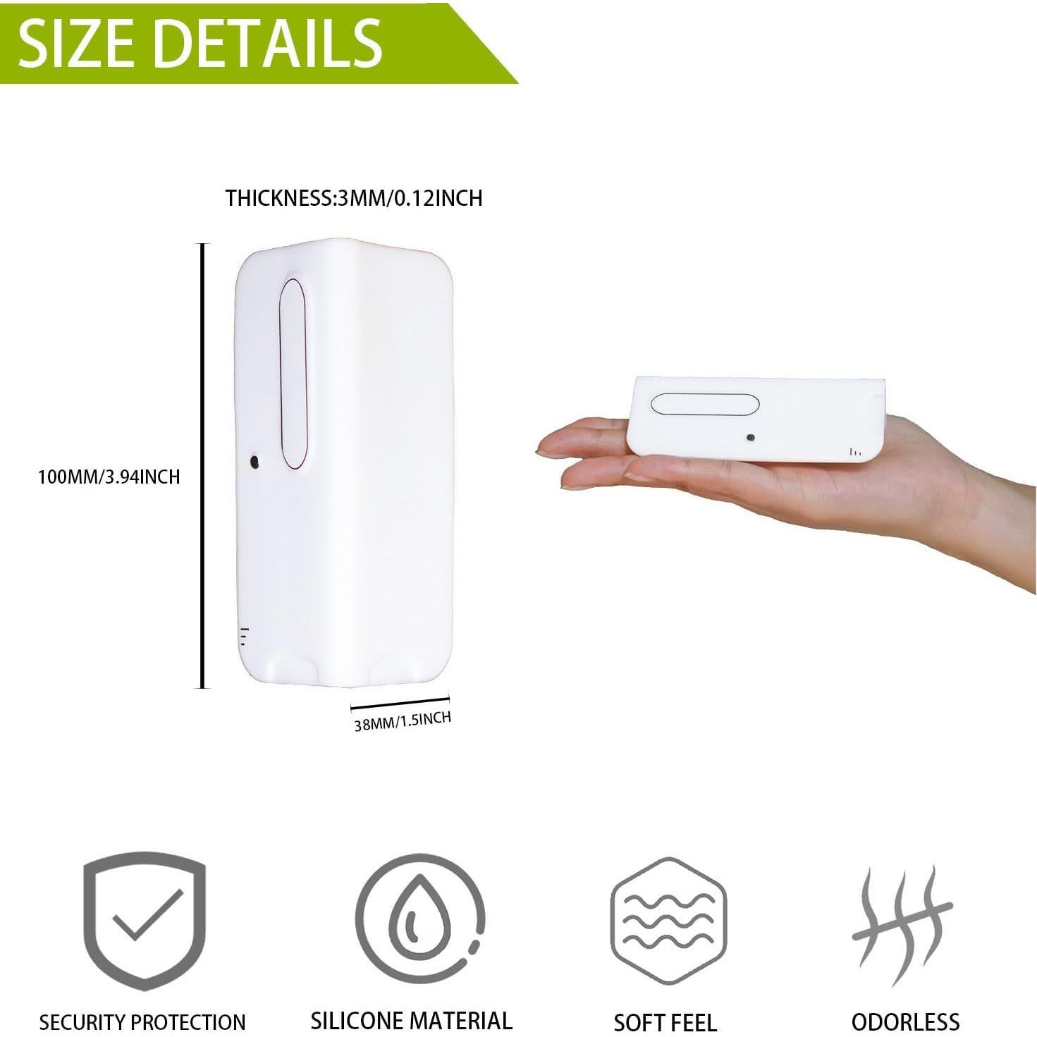 Protectores de Esquinas Autoadhesivos JXYT - Silicona Blanca