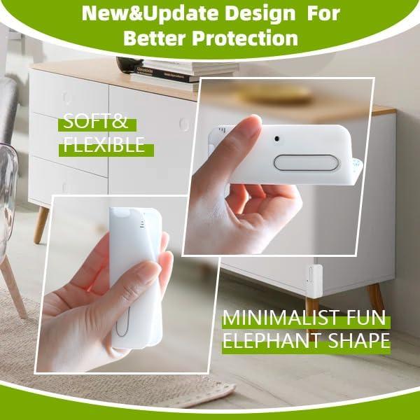 Protectores de Esquinas Autoadhesivos JXYT - Silicona Blanca