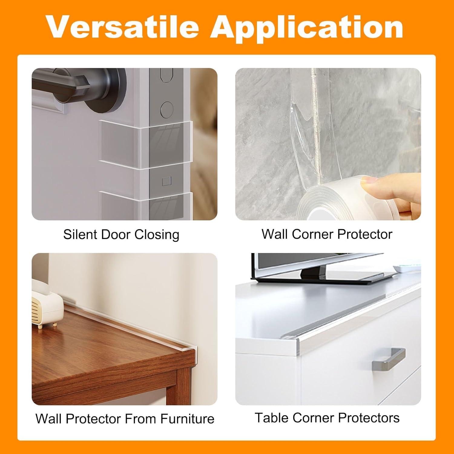 Protectores de Esquinas Transparentes CHENYA 5.08cm x 4m PVC