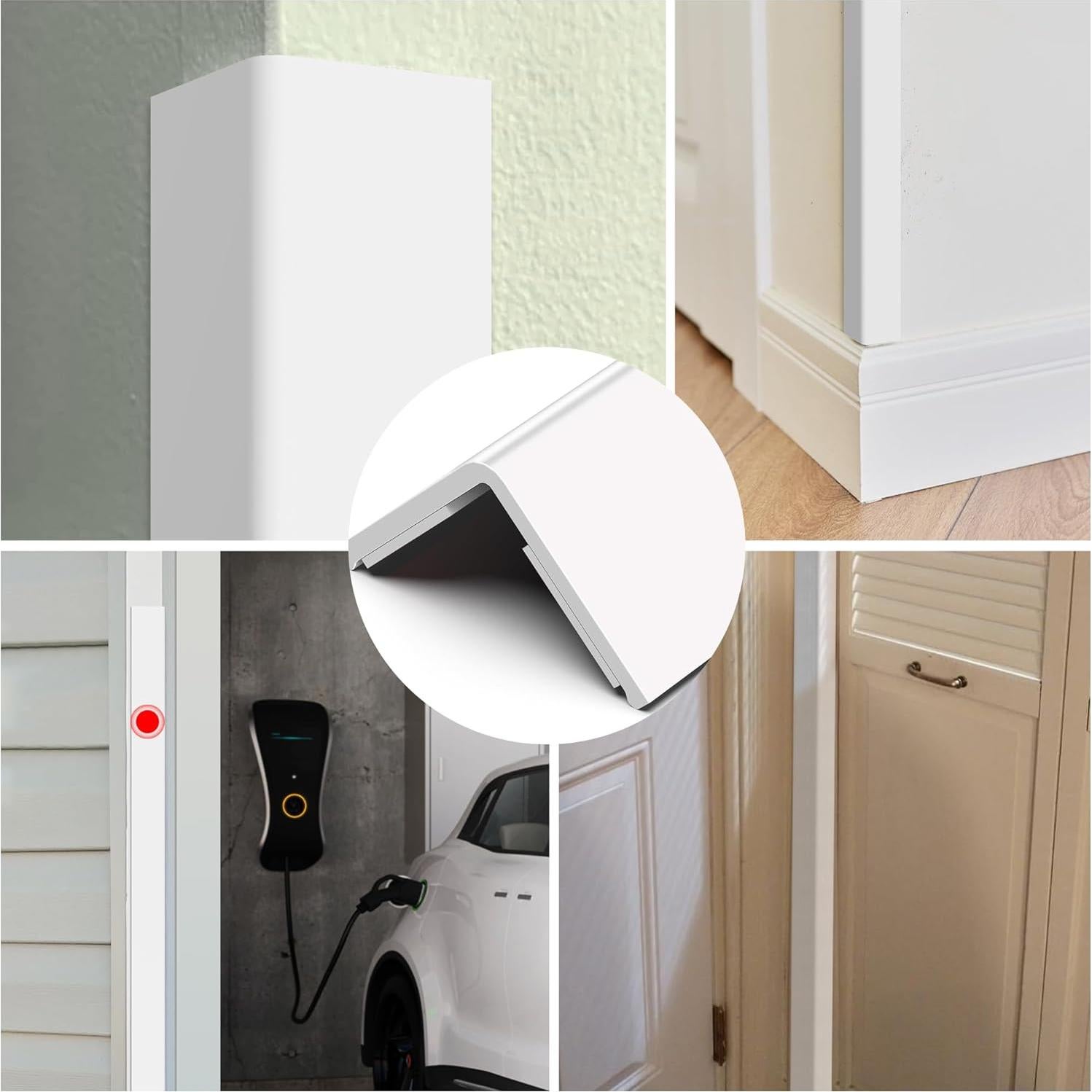 Protector de Esquinas de Pared Frychee 2.5x90cm Blanco PVC