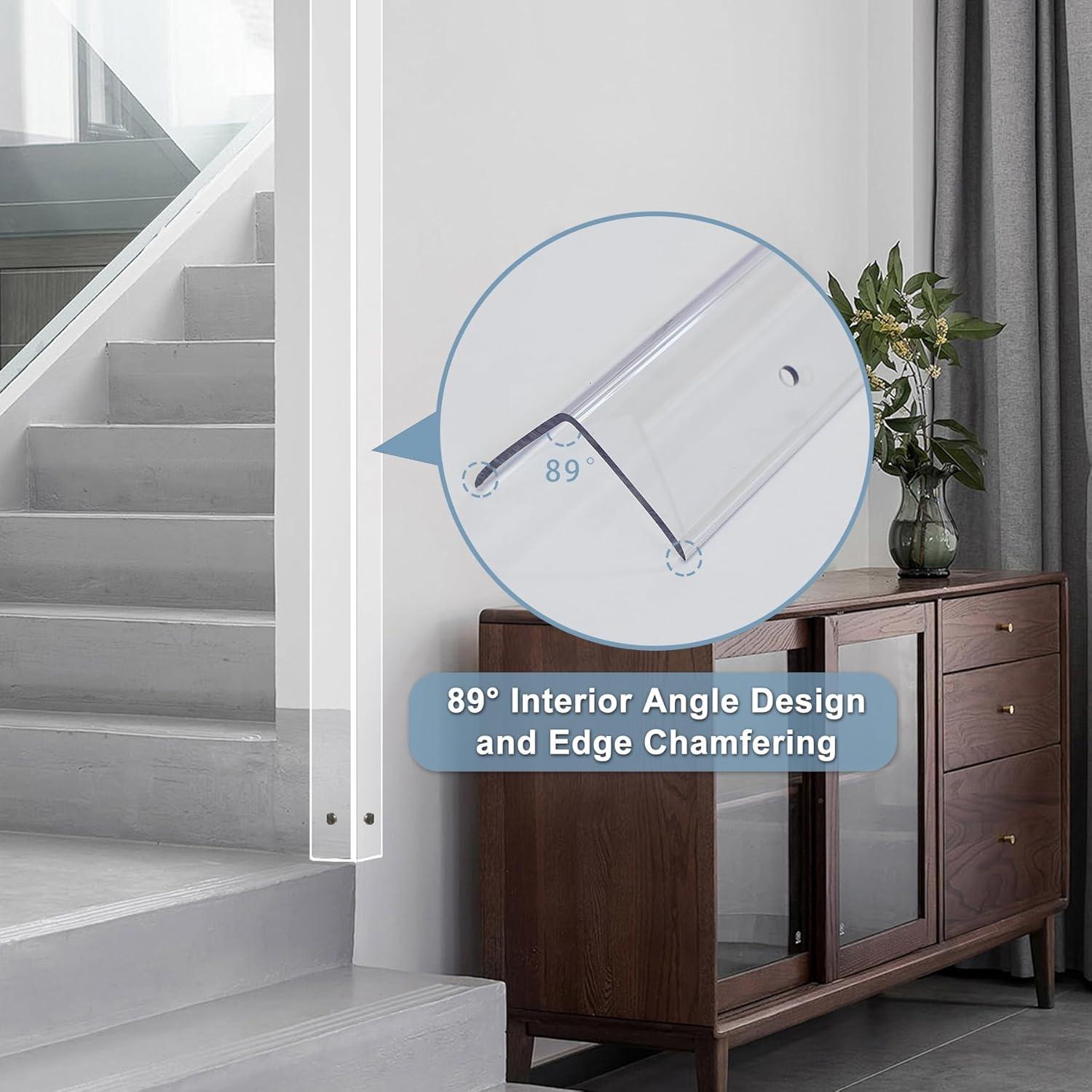 Protectores de Esquinas Taaizau 90cm x 5cm 2pcs Transparentes