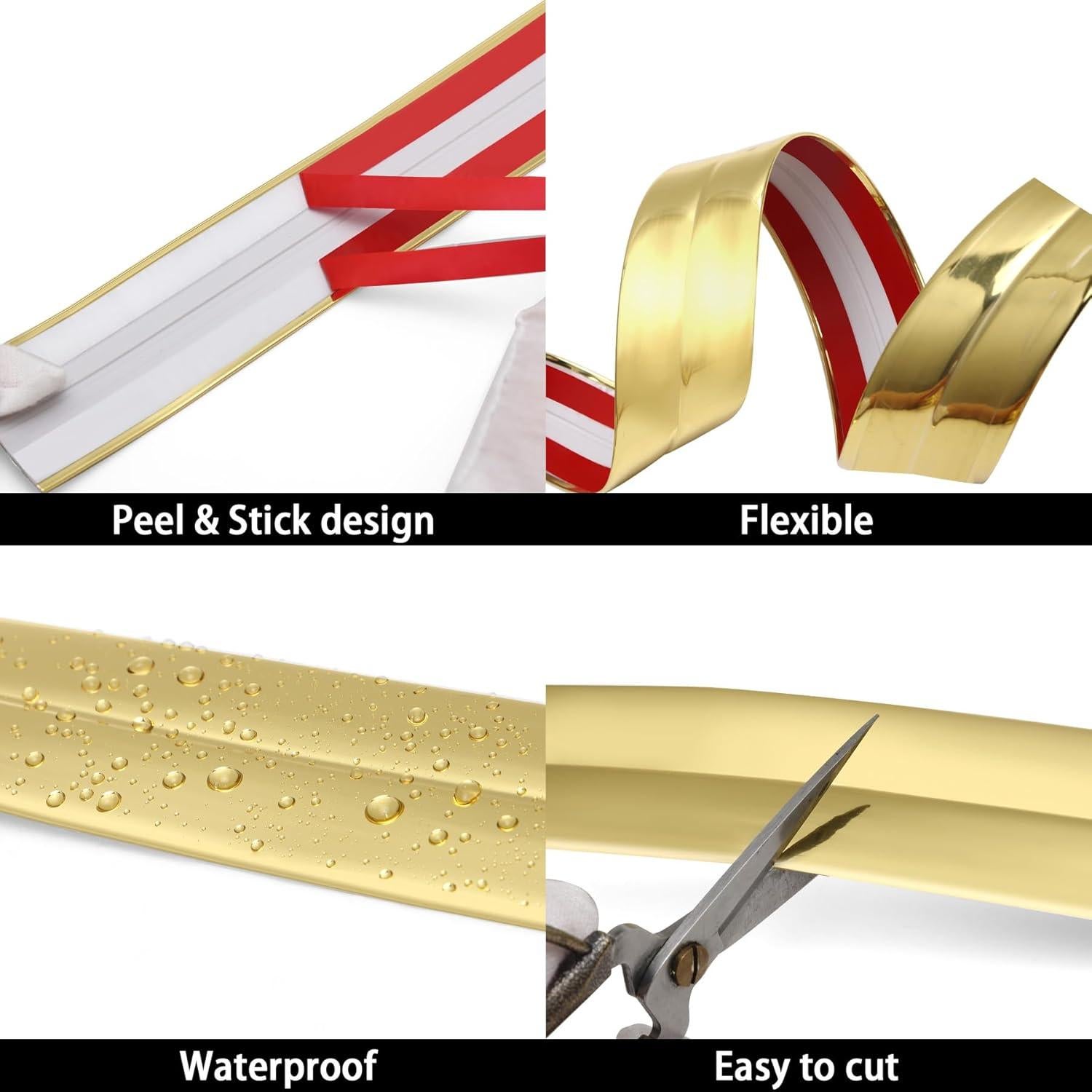 Moldura Multifuncional Autoadhesiva Hungbak 5m x 2cm Blanco