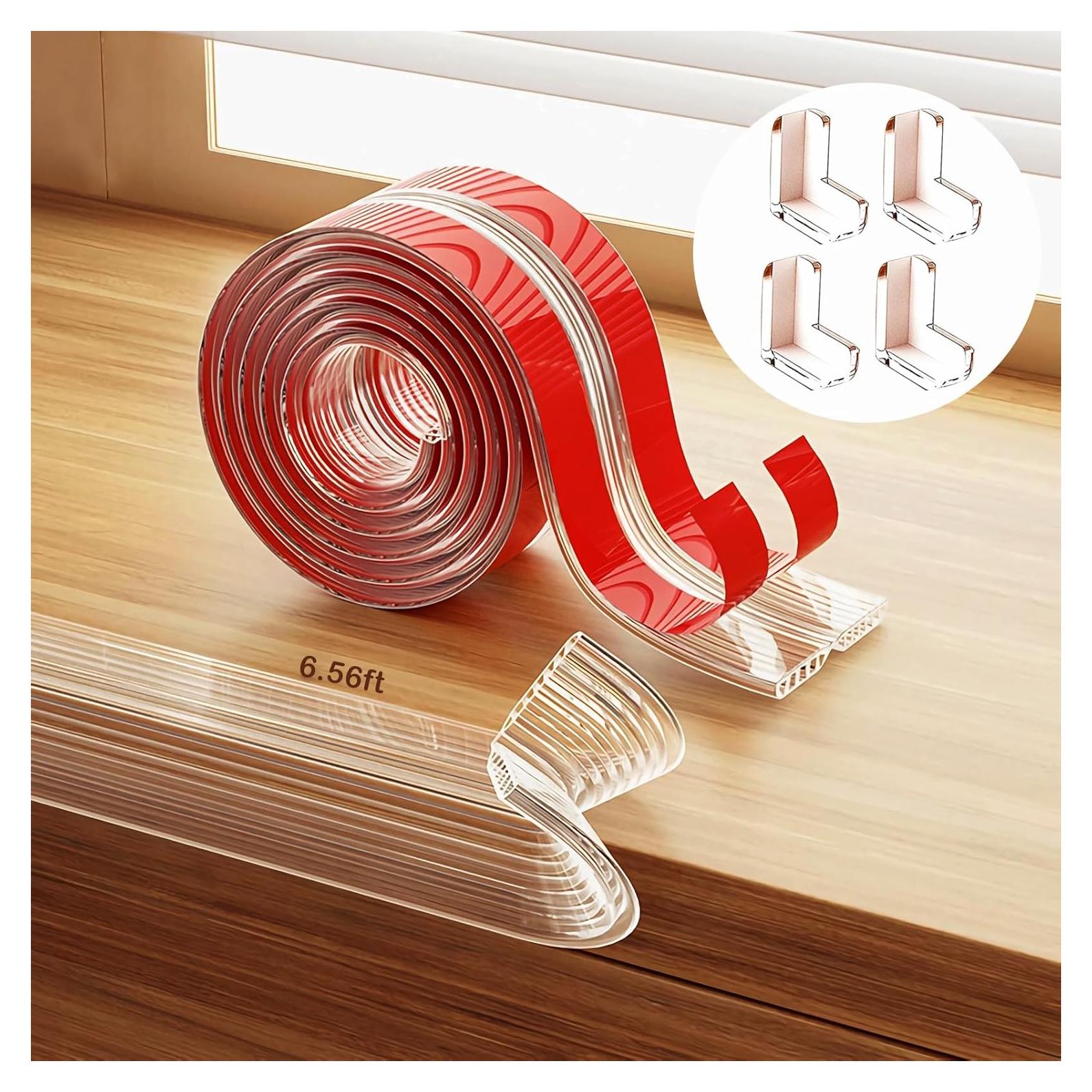 Protector de Esquinas para Bebés MOYONTE 2m Transparente Silicona