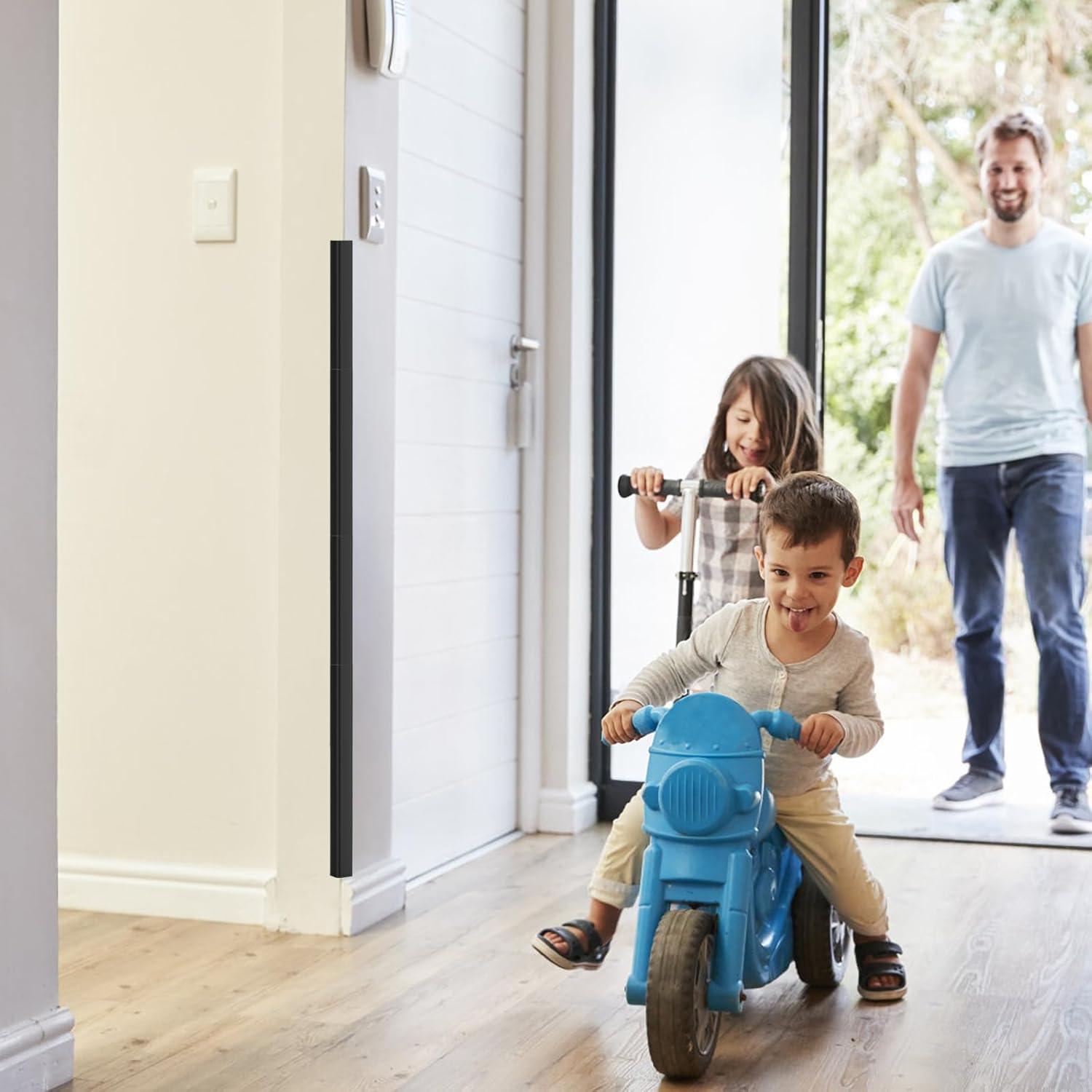 Protector de Esquinas de Pared TONGMO 91.44 cm Negro Paquete de 5