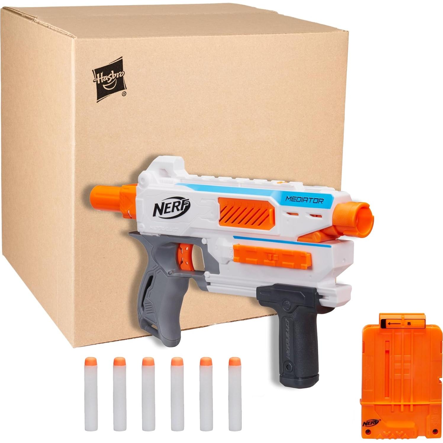 Blaster Nerf Modulus Mediator - Dispara 6 Dardos Rápido