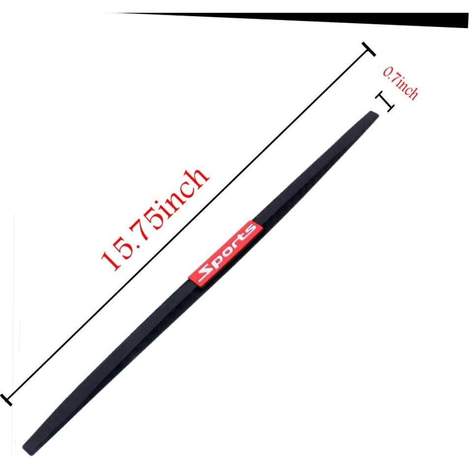 Protector de Puerta de Coche Akexermu 4PCS Silicona Negro