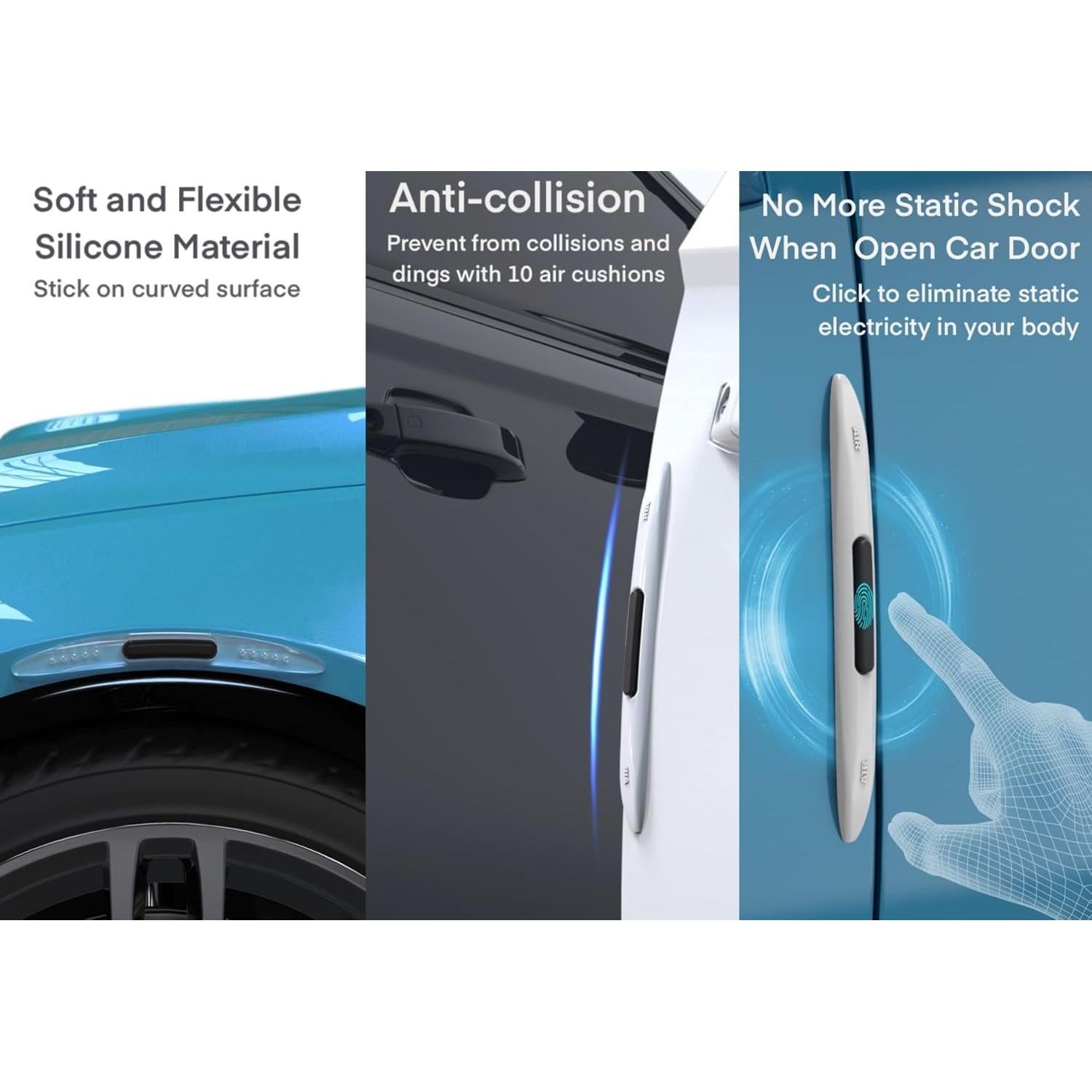 Protectores de Bordes de Puerta de Coche Beauty Vega - 4 Piezas