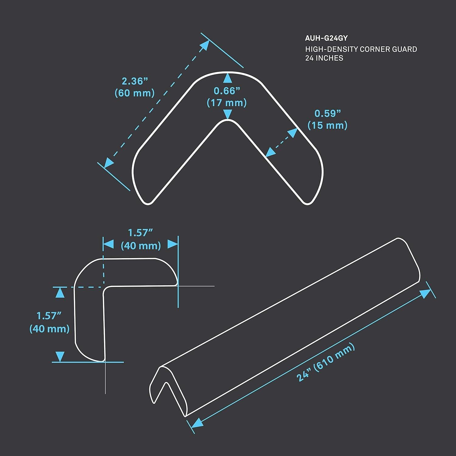 Protectores de Esquinas Urbanhouse - 2 Piezas 61 cm Blanco