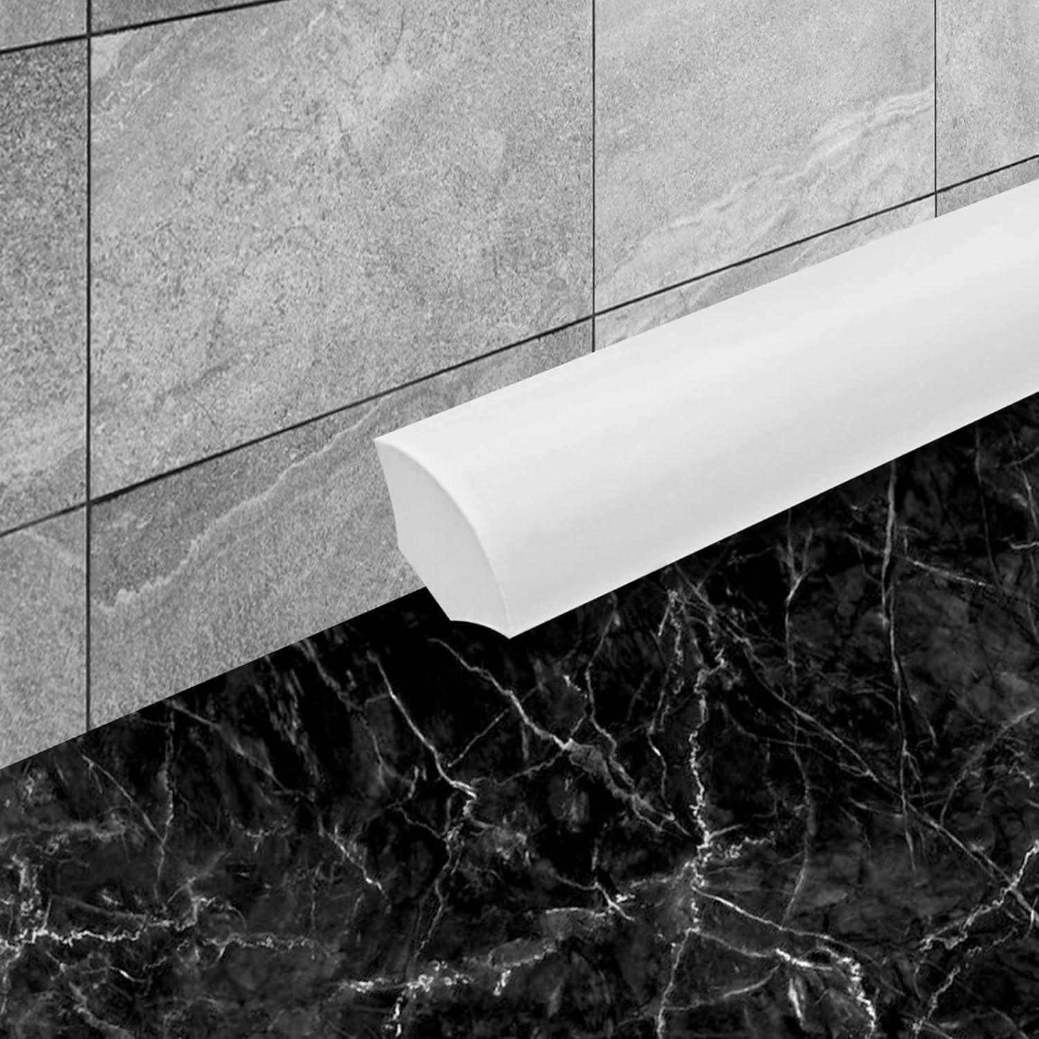 Moldura Flexible Autoadhesiva Miuwauer QRM 6m Blanco