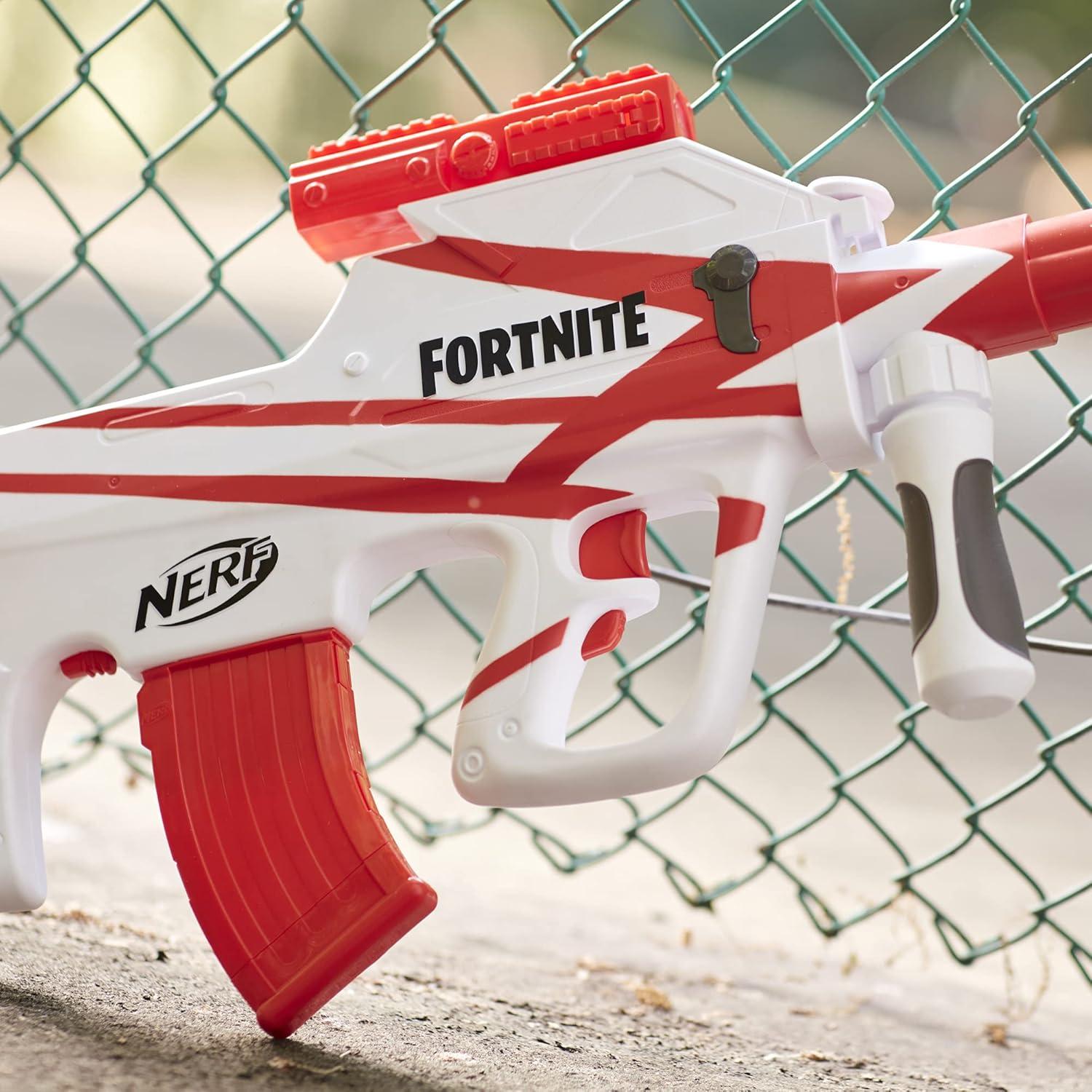 Lanzador Nerf Fortnite B-AR Motorizado 10 Dardos Elite