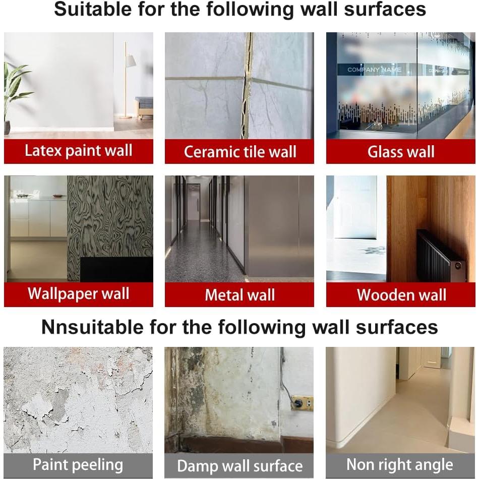 Protector de Esquina de Pared Transparente RUANSTEC 5 Piezas 100.1 cm