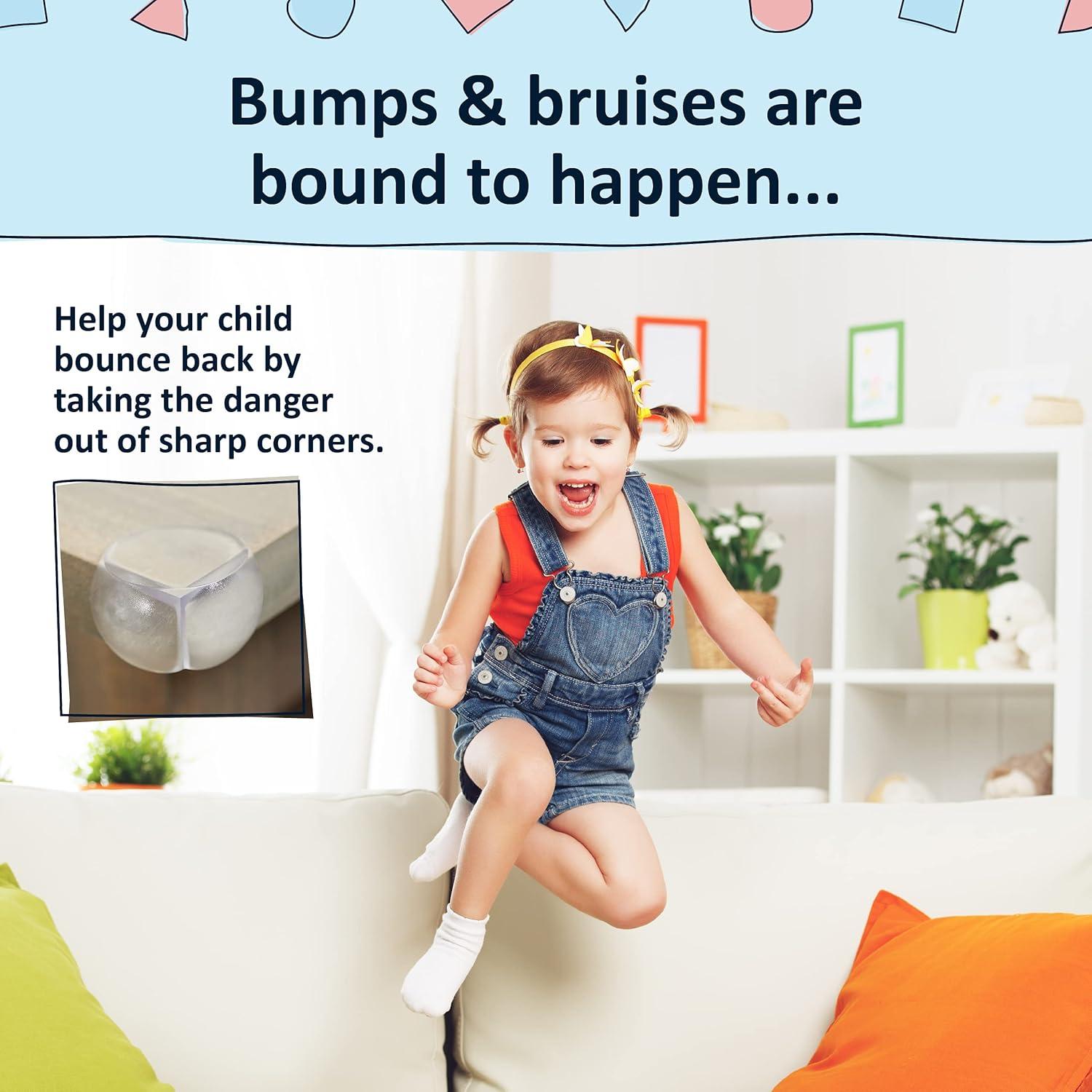 Protectores de Esquinas Bebé Earth Transparentes - 12 Piezas