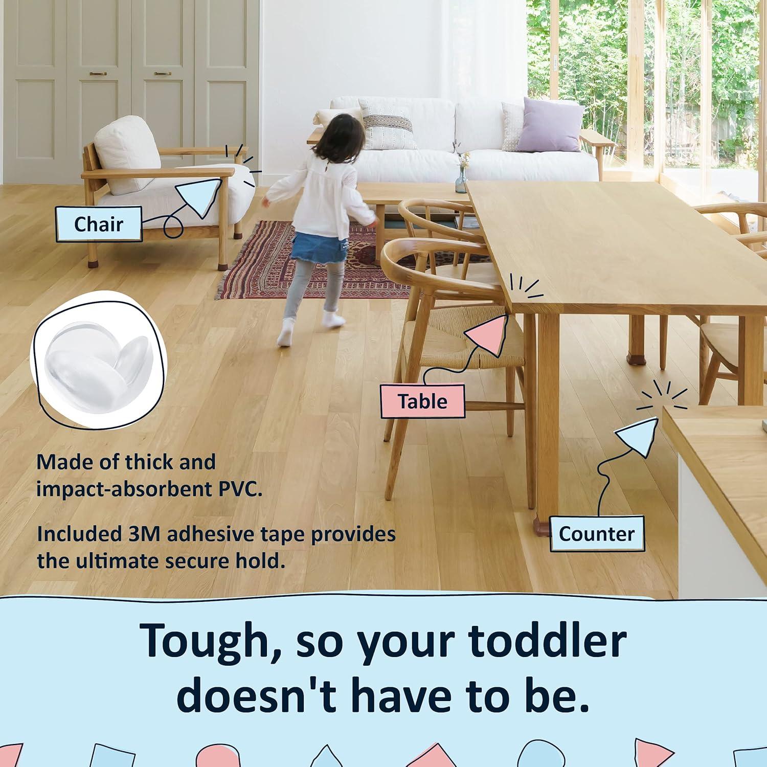 Protectores de Esquinas Bebé Earth Transparentes - 12 Piezas