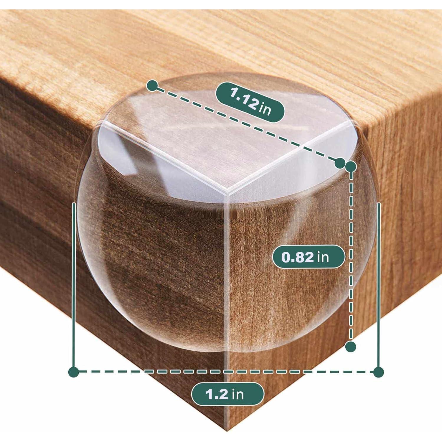 Protectores de Esquinas WENPENG 12 PCS Redondos Transparentes