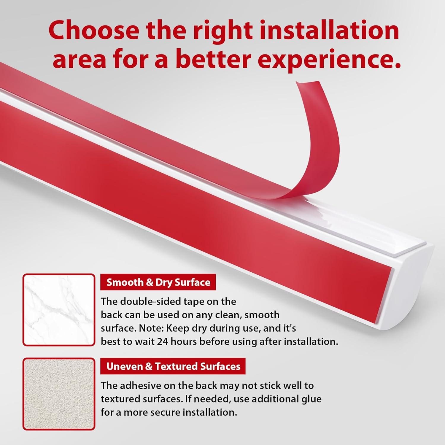 Moldura Flexible Autoadhesiva 240cm Blanco W13H13