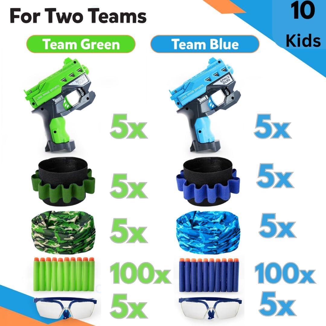 Kit de Fiesta Nerf Wishbox - 10 Conjuntos para Niños