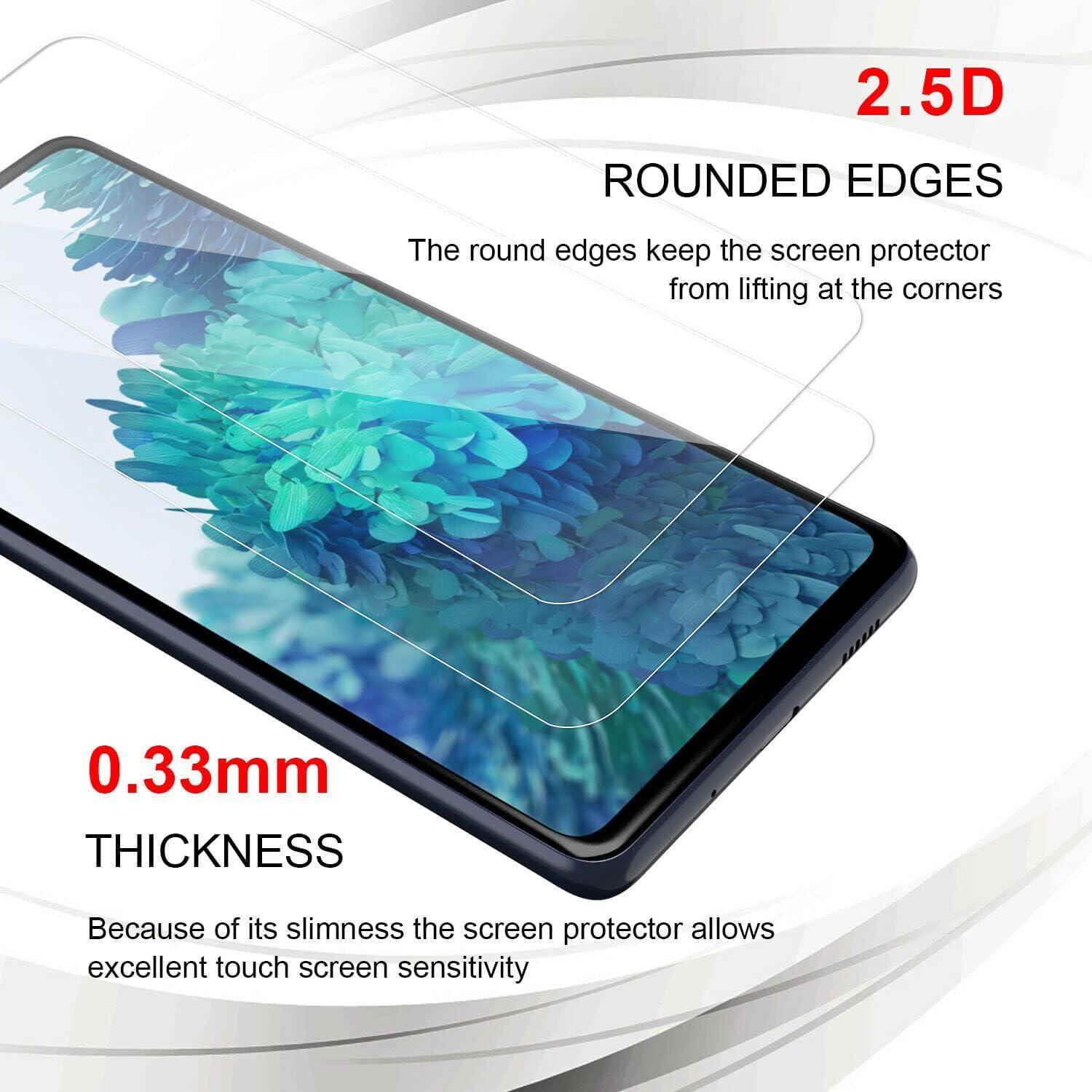 Funda Transparente KIOMY para Samsung Galaxy S20 FE 5G con 2 Protectores de Pantalla