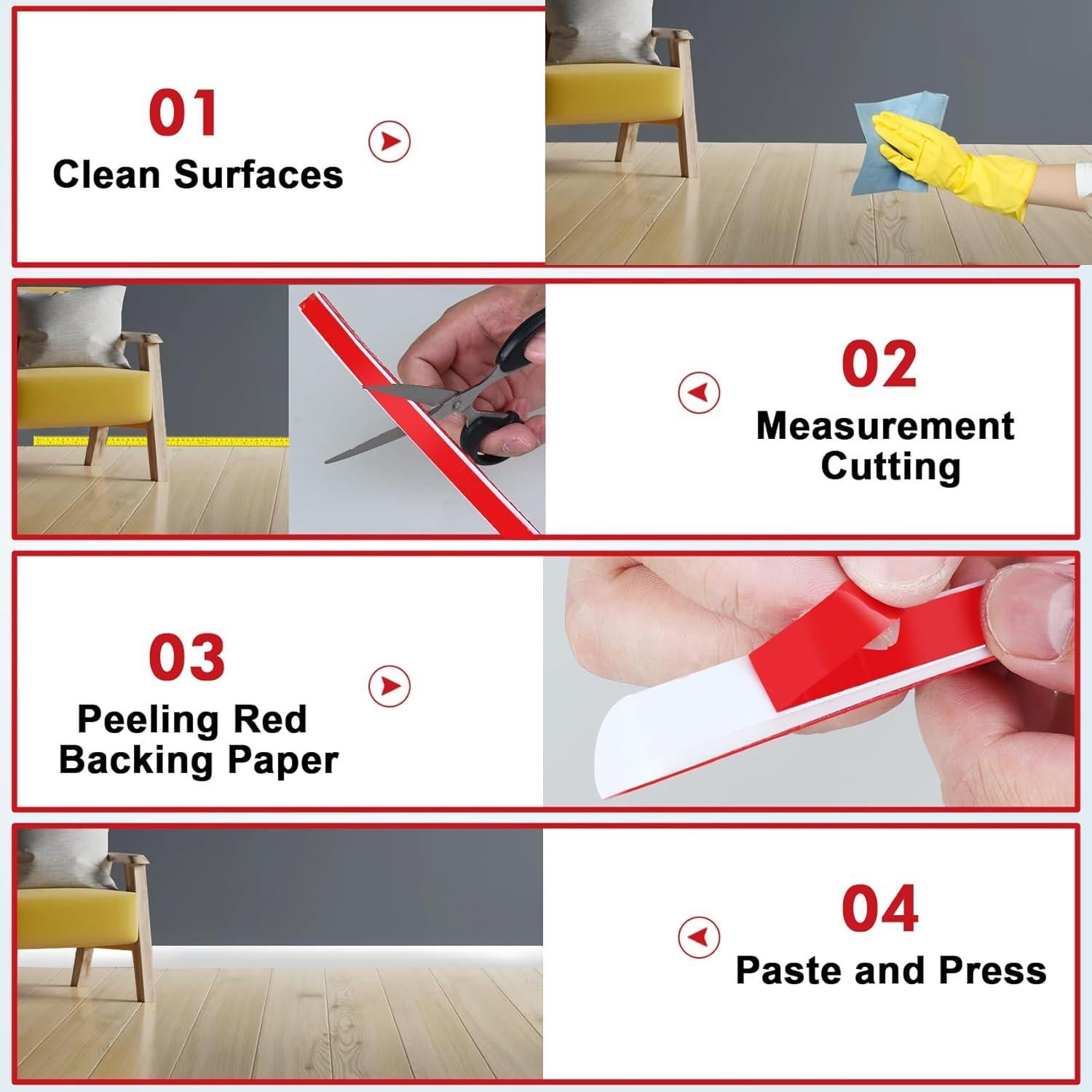 Moldura Redonda de Silicona LOQOMI 3m Blanca Impermeable