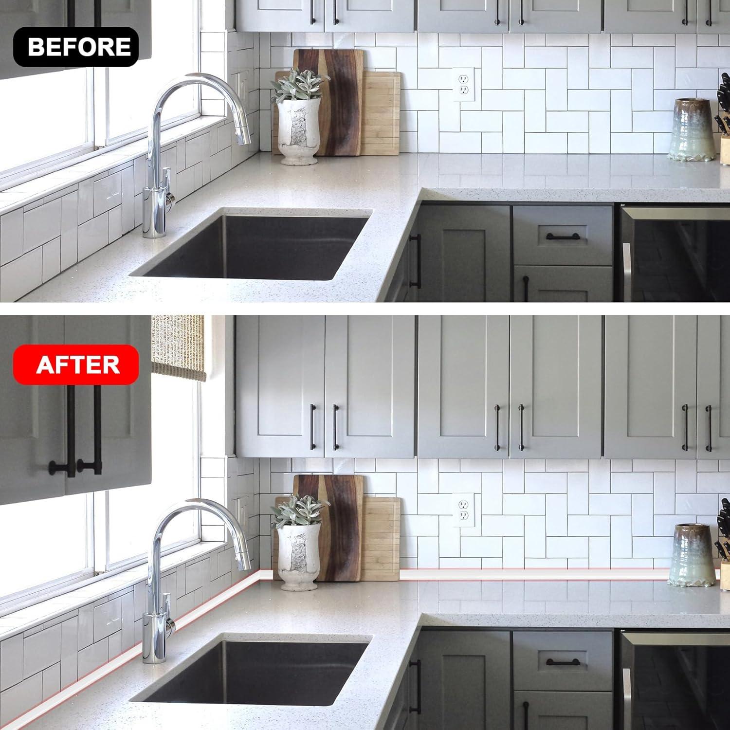 Moldura Redonda de Silicona LOQOMI 3m Blanca Impermeable