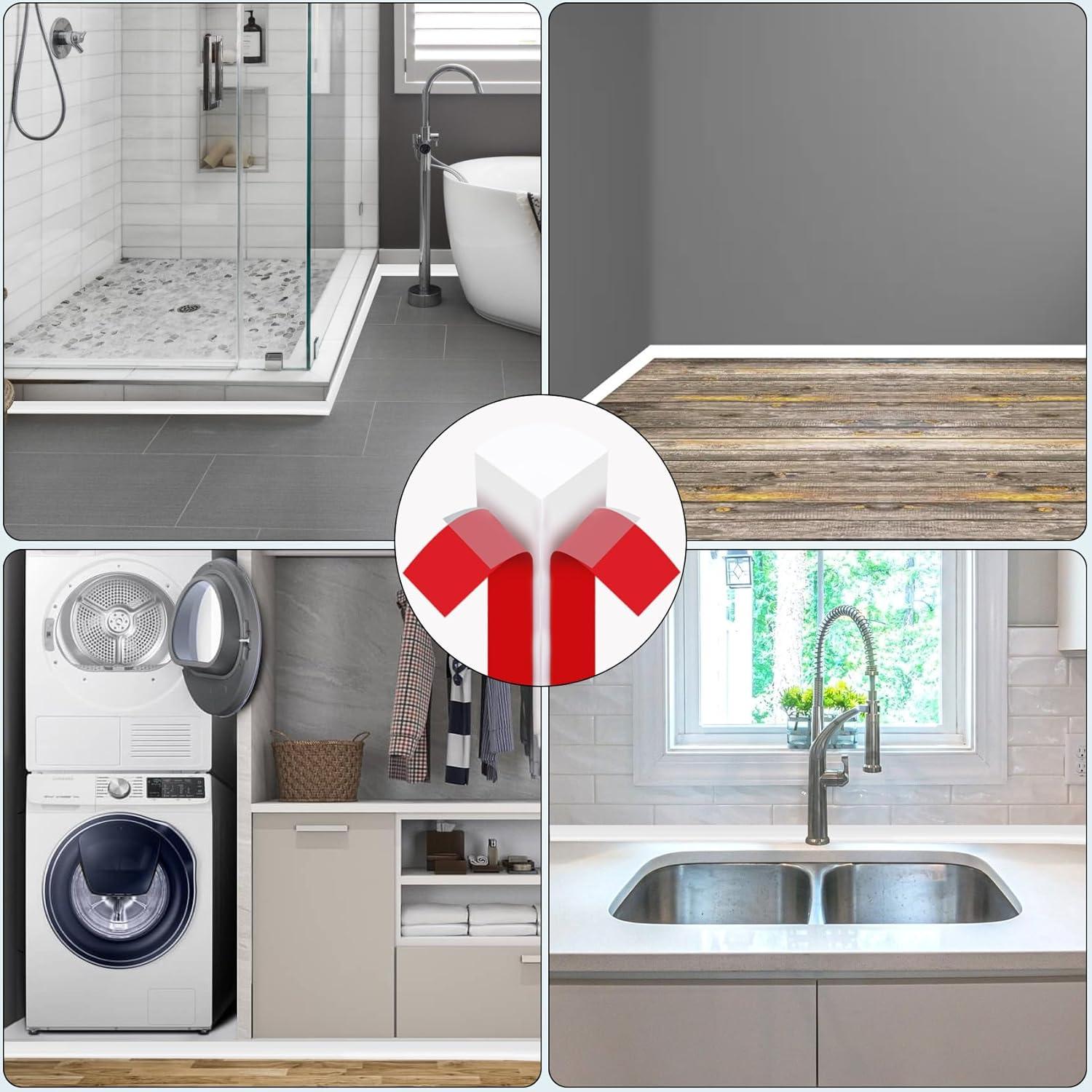 Moldura Redonda de Silicona LOQOMI 3m Blanca Impermeable