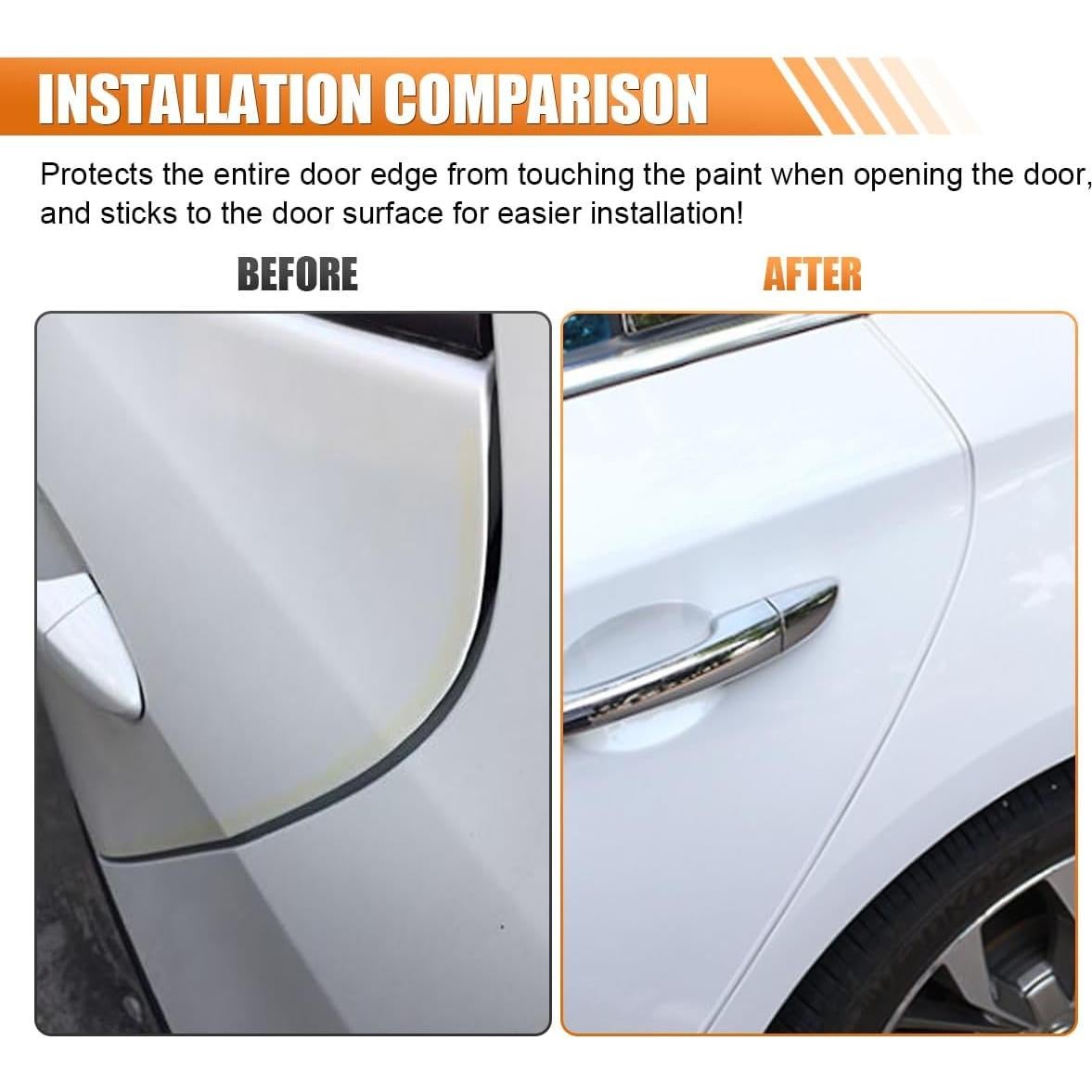 Protector de Bordes de Puerta de Coche LHDOS 5M Transparente