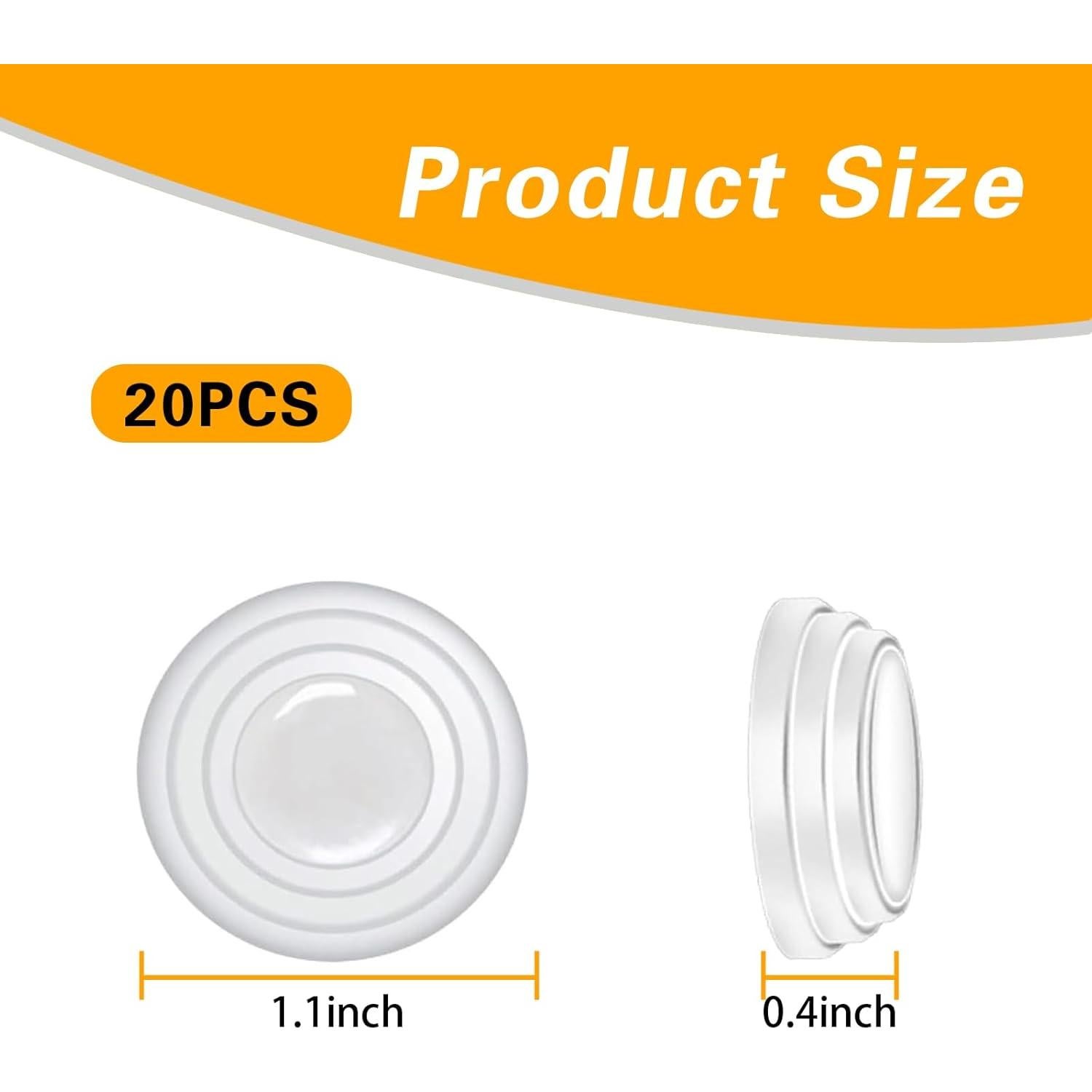 20 Protectores de Bordes de Puertas de Coche ijuicy Silicona