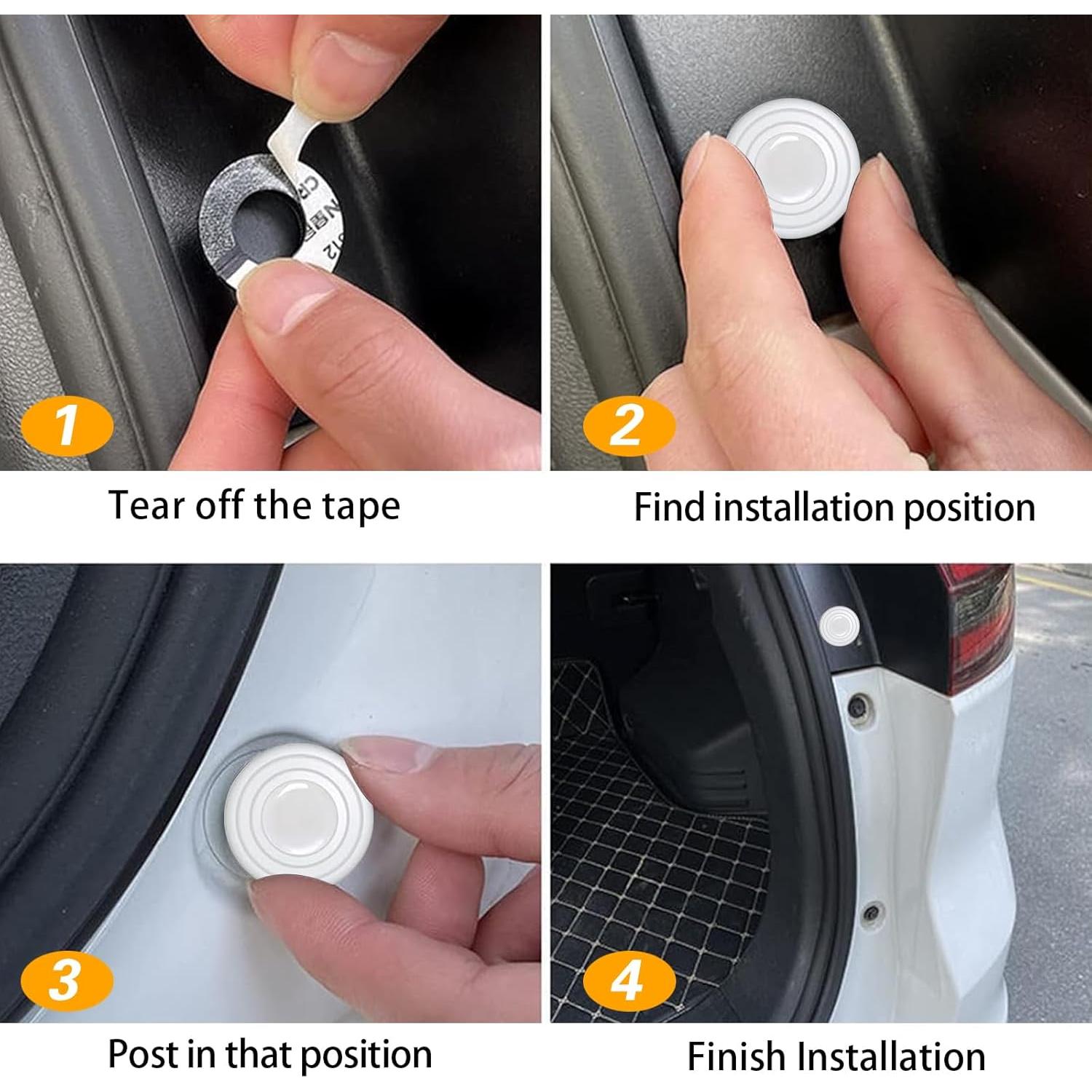 20 Protectores de Bordes de Puertas de Coche ijuicy Silicona