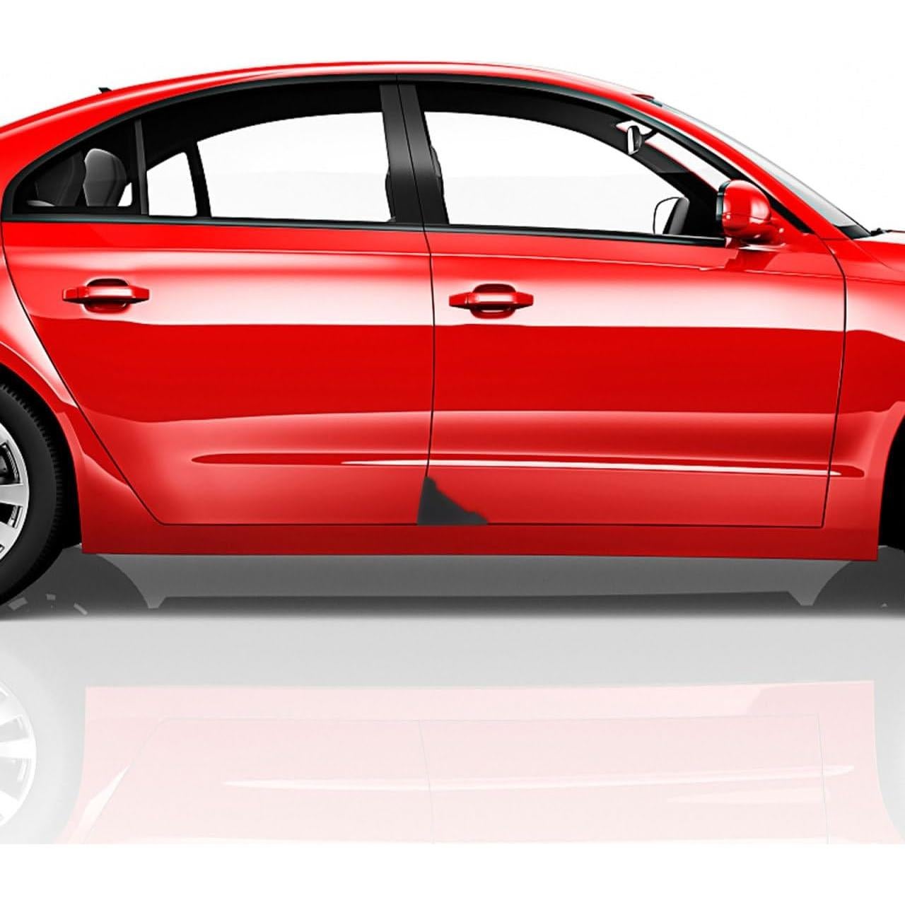 Protectores de Bordes de Puerta de Coche SUPVOX - Silicona Negra